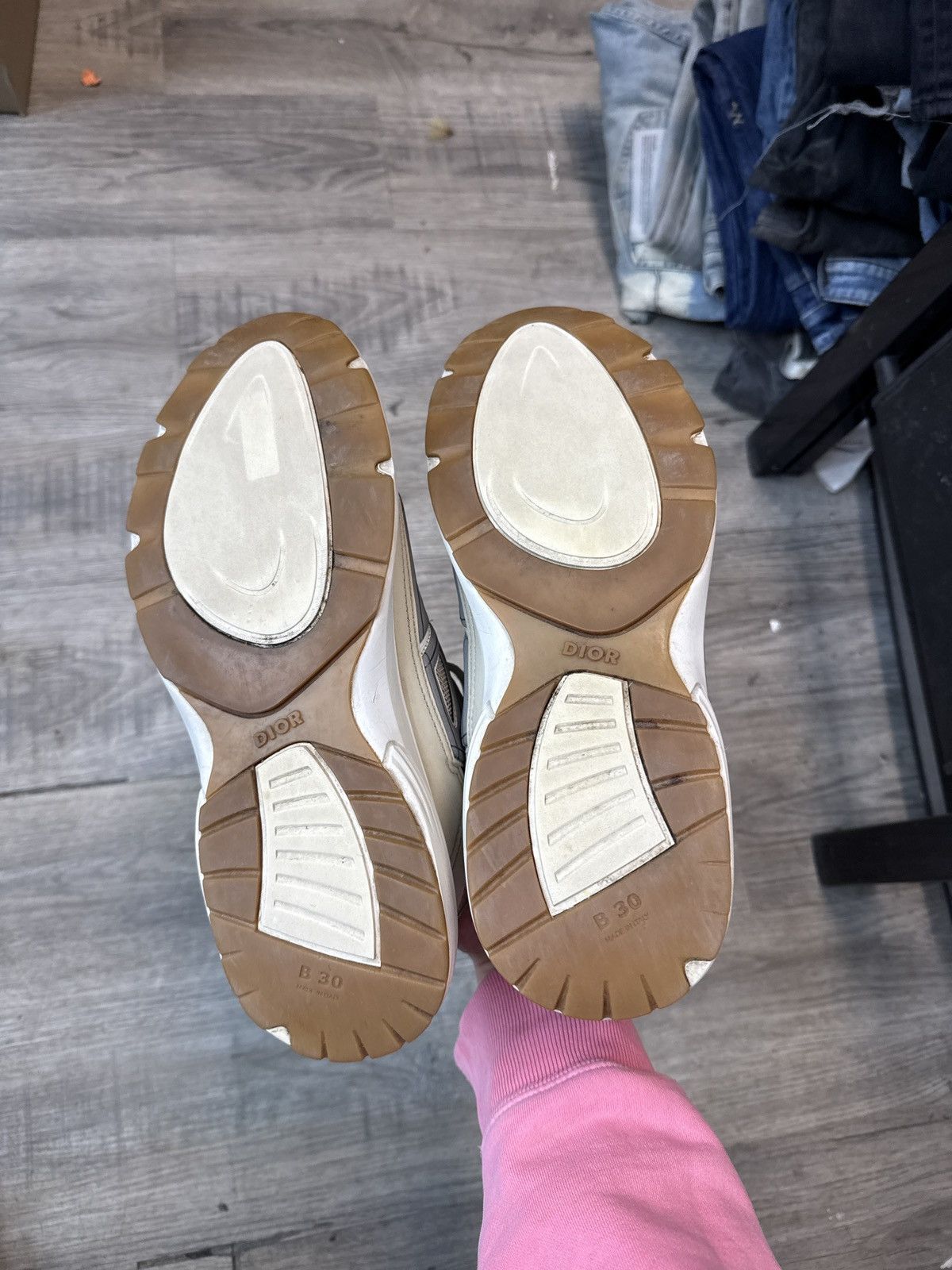Dior Dior B30 Reflective Cream/Beige Size US 13 / EU 46 - 6 Thumbnail