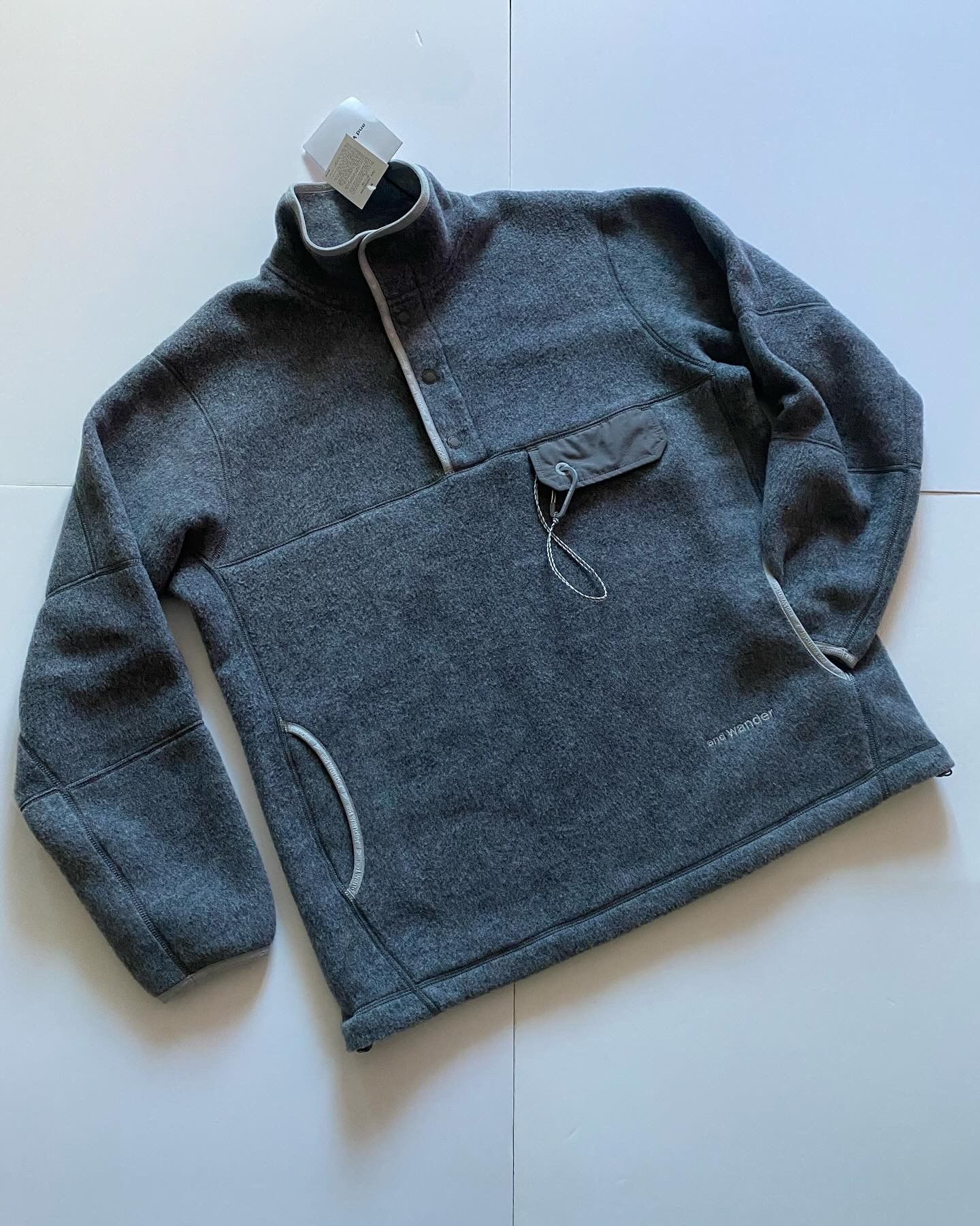 And Wander Wool Fleece Pullover Size US M / EU 48-50 / 2 - 3 Thumbnail