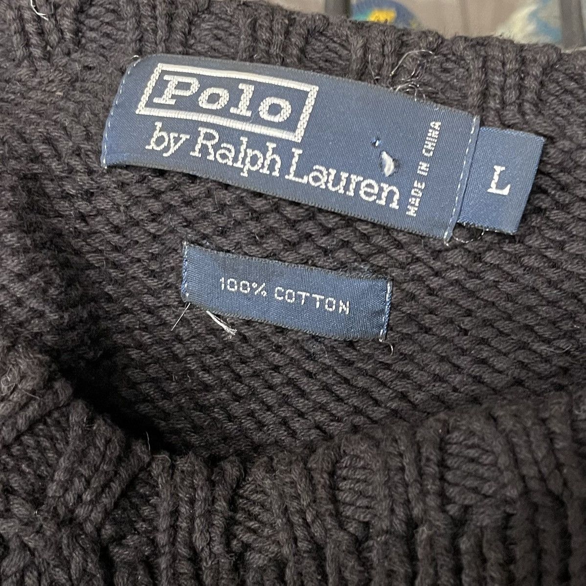 Ralph Lauren Vintage Polo Ralph Lauren Shield Crest Knit Sweater💥 Size US L / EU 52-54 / 3 - 19 Thumbnail