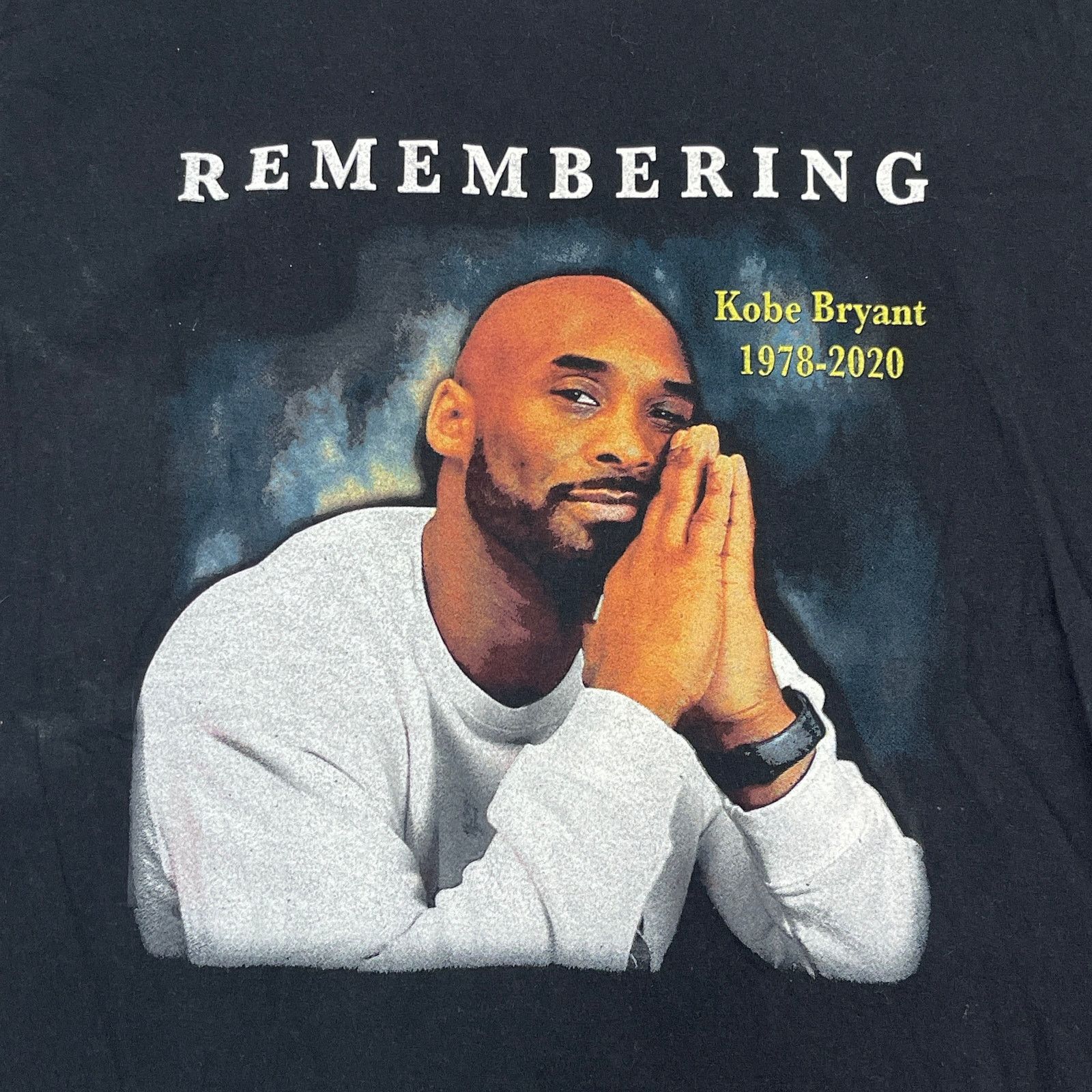 NBA 2020 Kobe Bryant Remembering memorial Tee T Shirt Size Large Size US L / EU 52-54 / 3 - 2 Thumbnail
