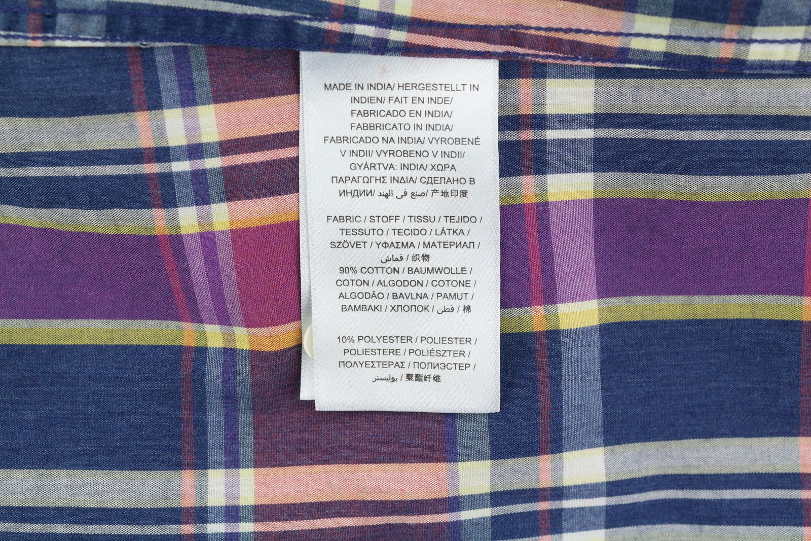 Gant TP INDIGO CHECK EU34 Colourful Button-Up Shirt 85124 Size XS / US 0-2 / IT 36-38 - 8 Thumbnail