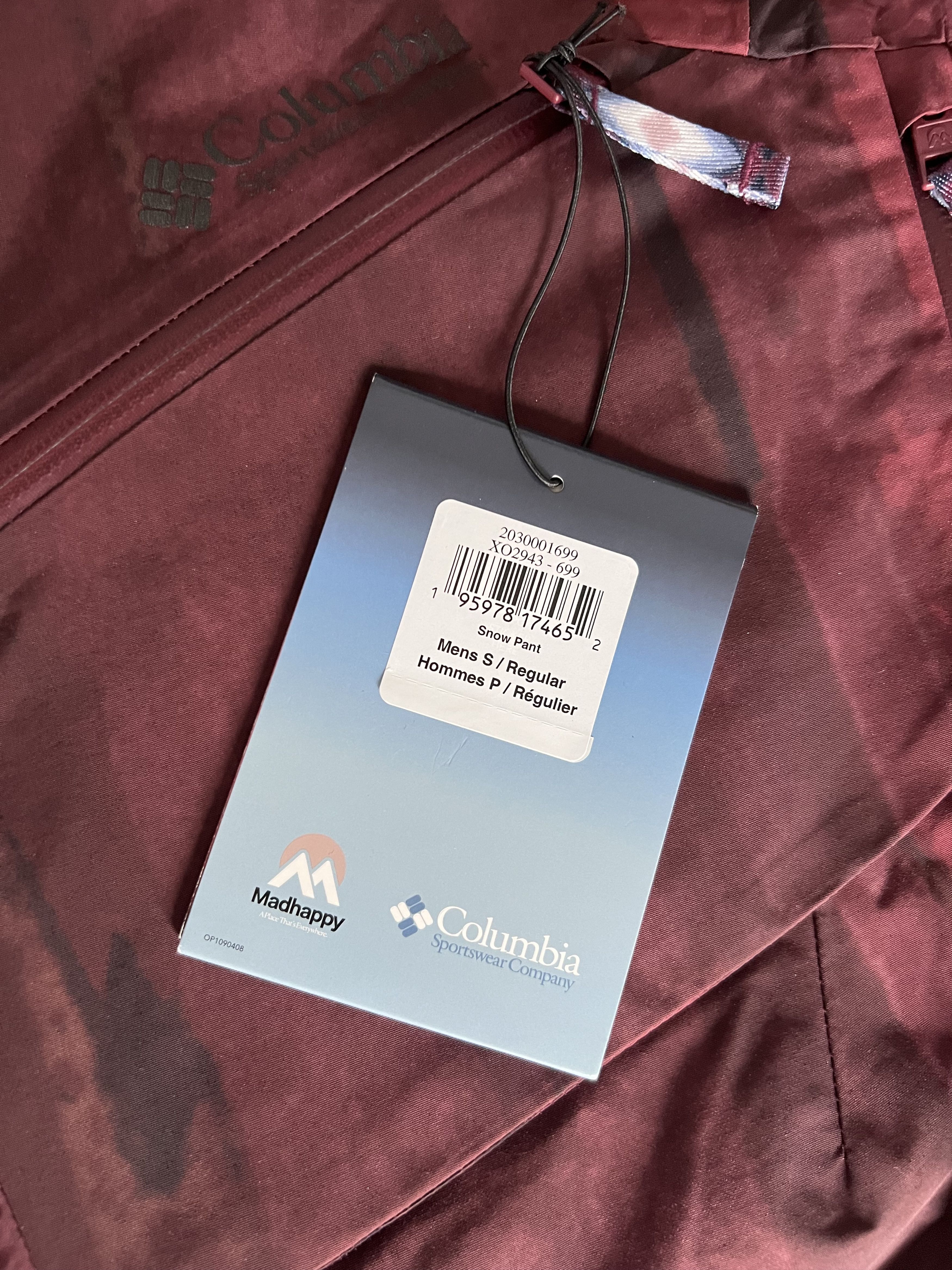 Columbia × Madhappy Madhappy Columbia Snow Pants in Maroon Size US 30 / EU 46 - 8 Thumbnail