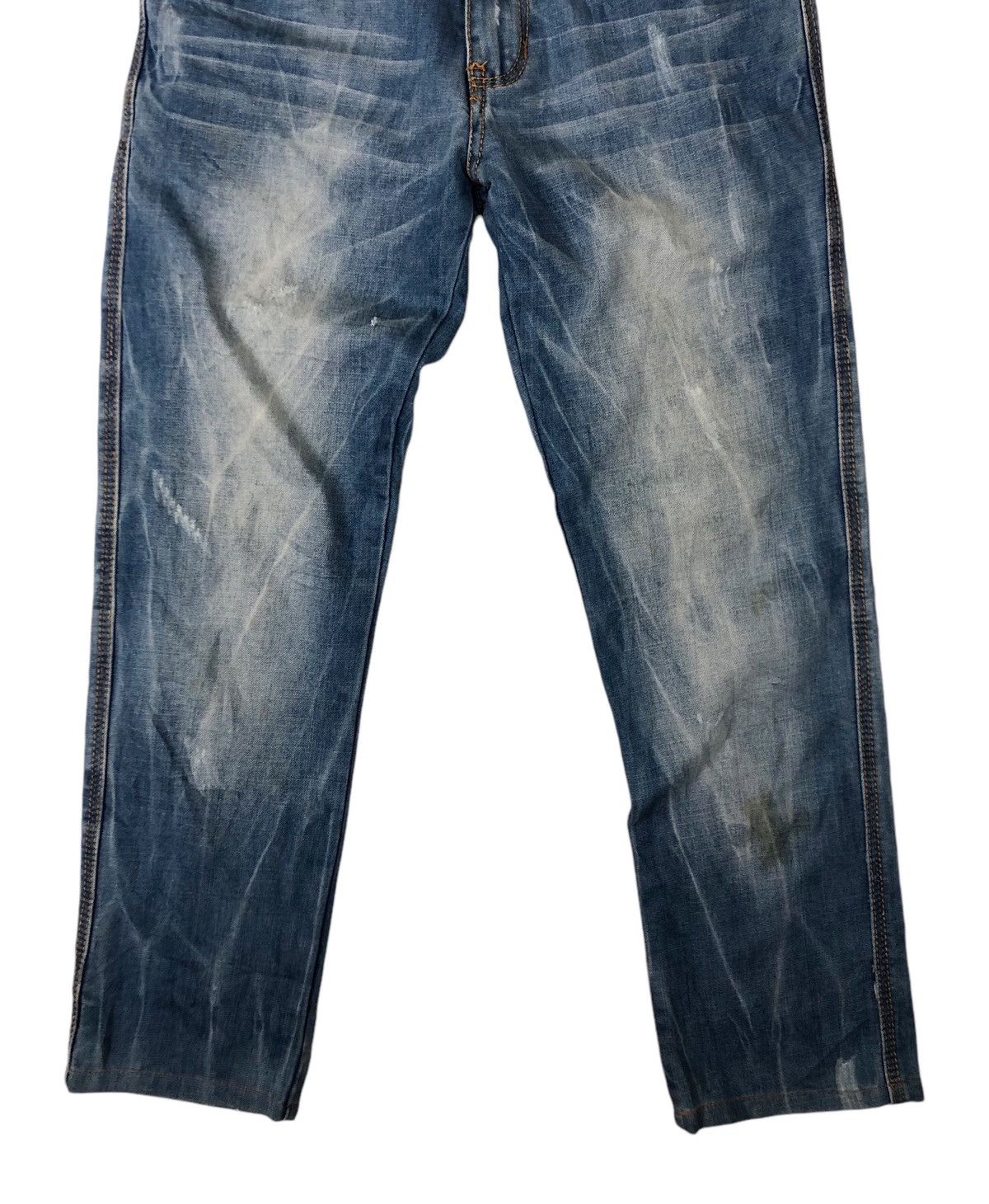 Japanese Brand Japan Brand Kosmo Lupo Embroidery Low Rise Denim Jeans Size US 30 / EU 46 - 4 Thumbnail
