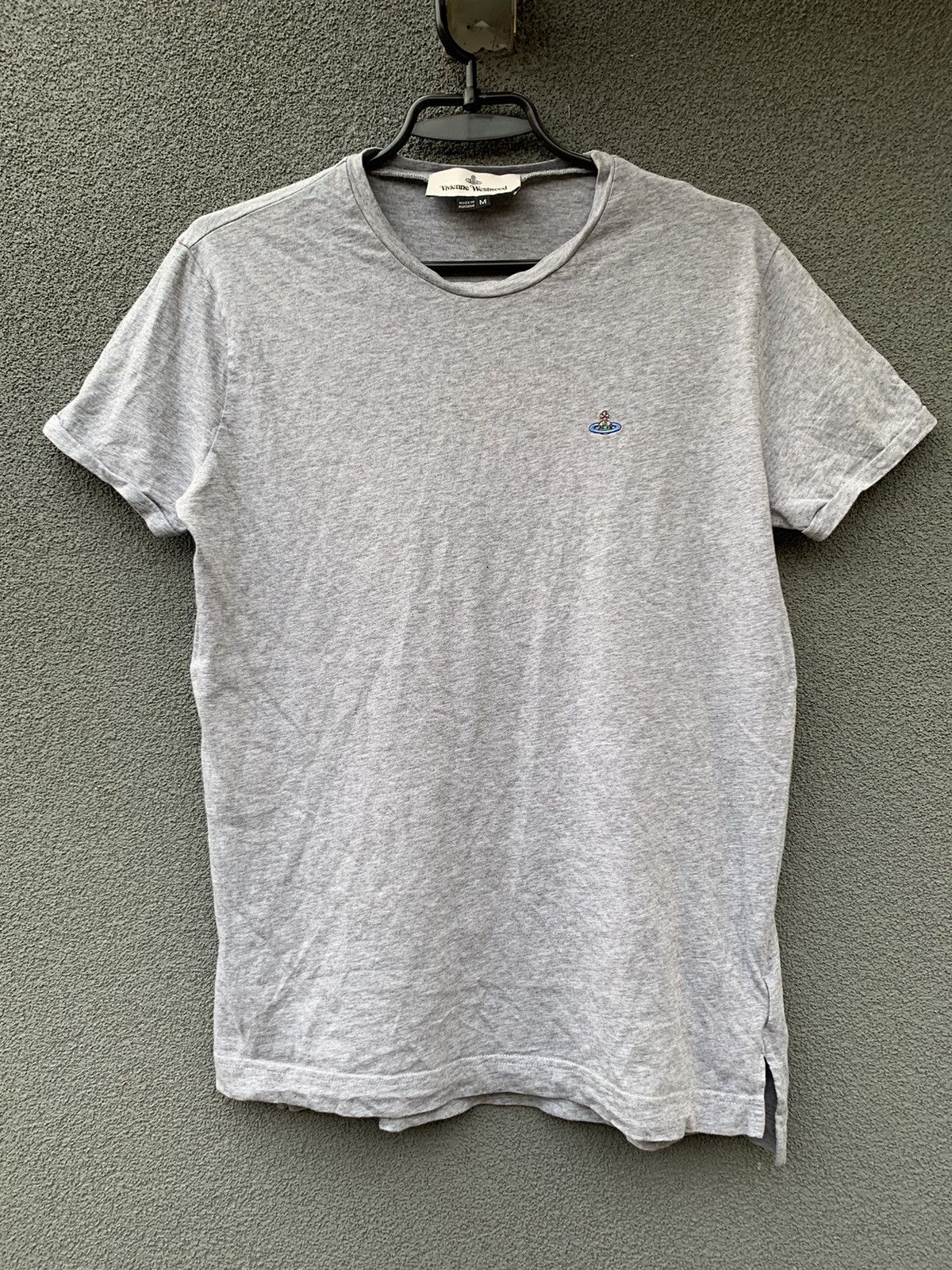 Designer × Vivienne Westwood Vievienne Westwood Basic Logo T-shirt Grey rare y2k style Size US M / EU 48-50 / 2 - 1 Thumbnail