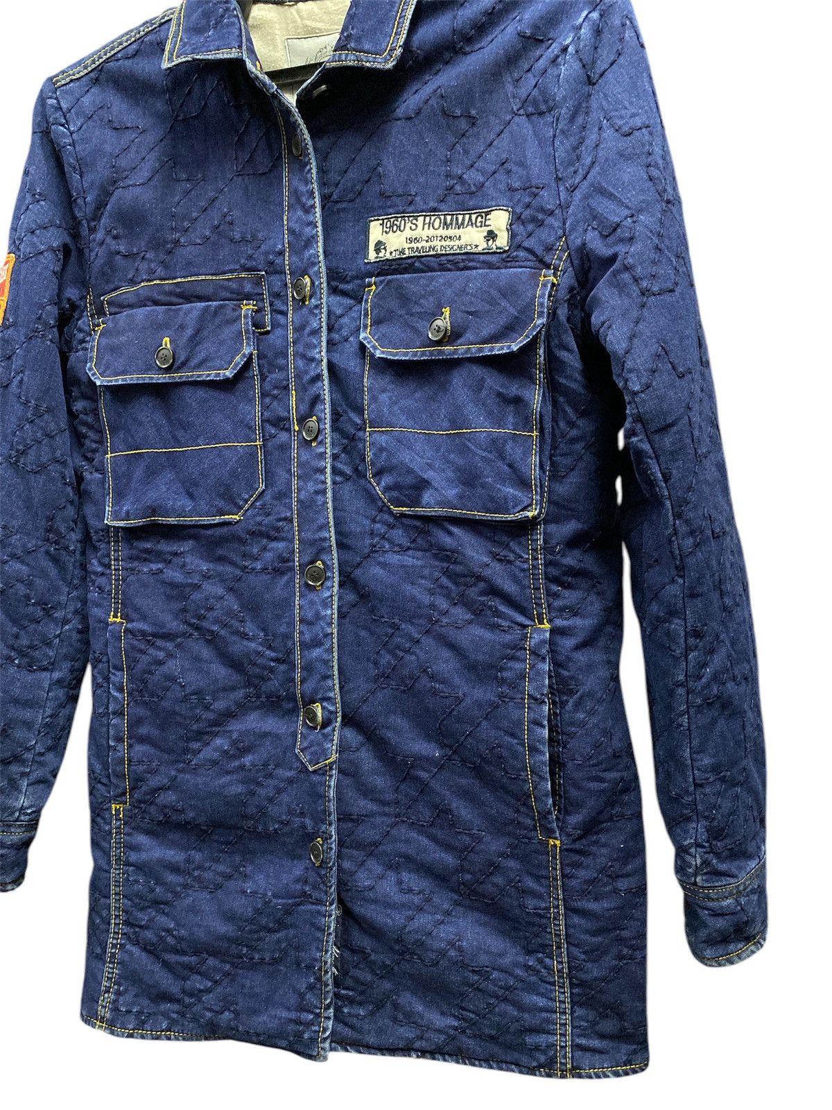 Japanese Brand LESHOP DENIM WITH PATCHES Size S / US 4 / IT 40 - 3 Thumbnail