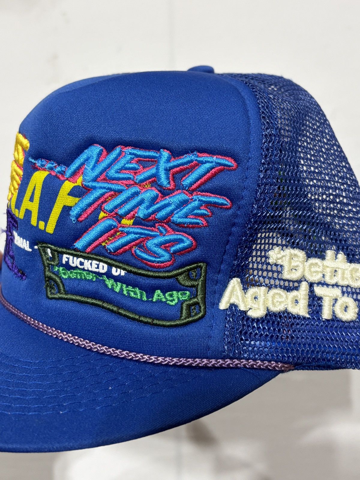 Better With Age Better With Age Next Time Is Blue Hat Size ONE SIZE - 3 Thumbnail