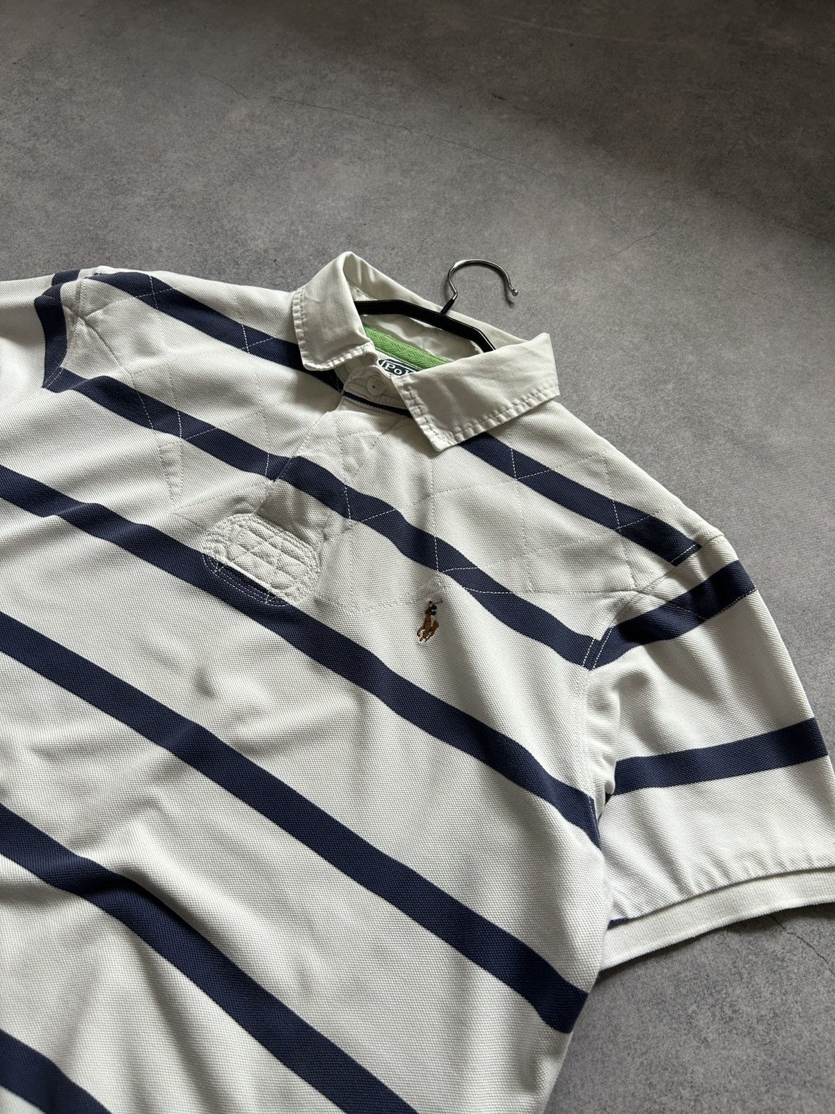 Polo Ralph Lauren × Rugby Ralph Lauren × Vintage Vintage Polo Ralph Lauren rugby striped polos mens Size US XL / EU 56 / 4 - 3 Thumbnail