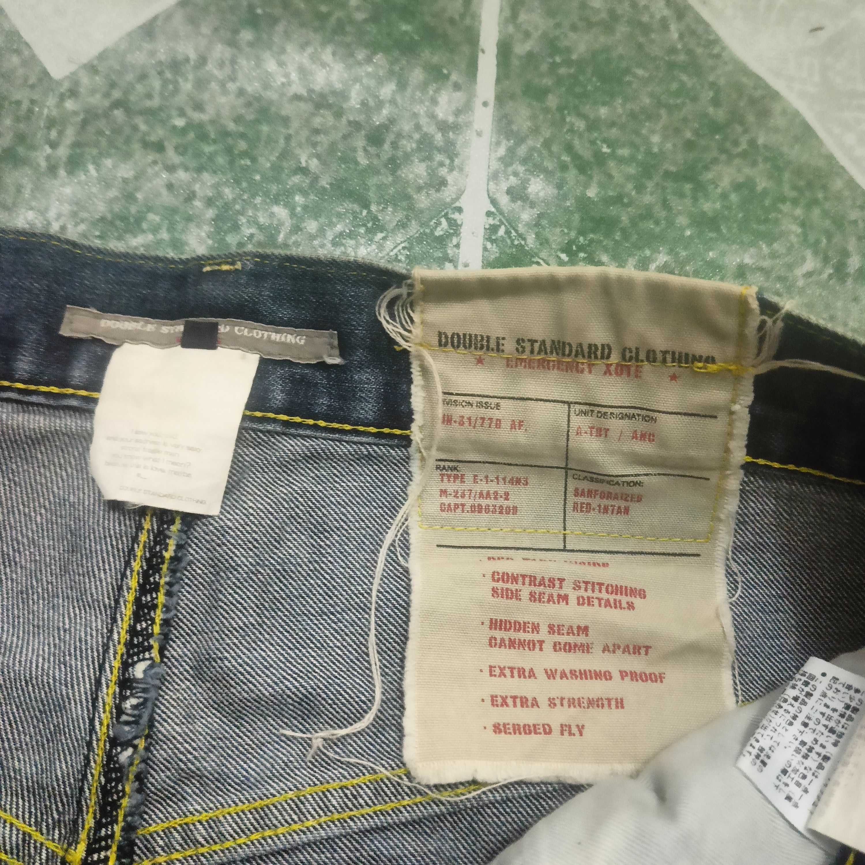 Who Decides War Japanese Double Standard Clothing Distressed Denim Jeans Size US 32 / EU 48 - 7 Thumbnail