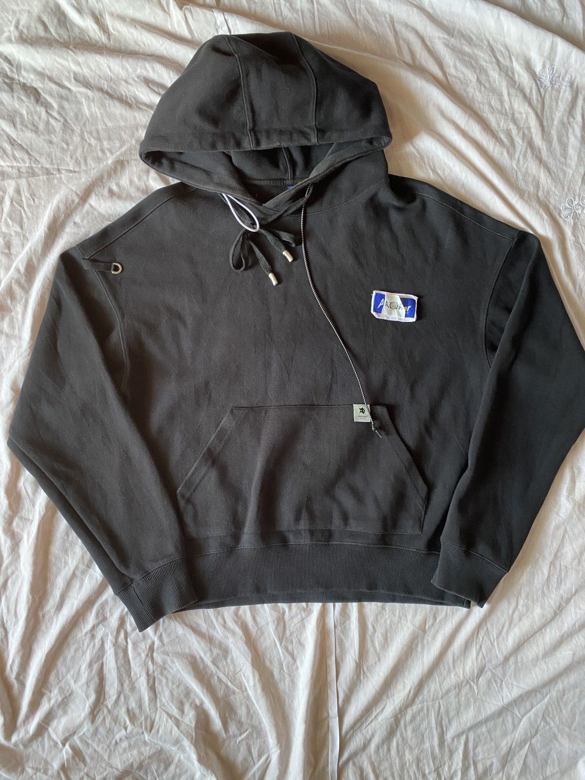 Ader Error Asymmetrical Hoodie from Ader Error black rivet label Size US L / EU 52-54 / 3 - 1 Thumbnail