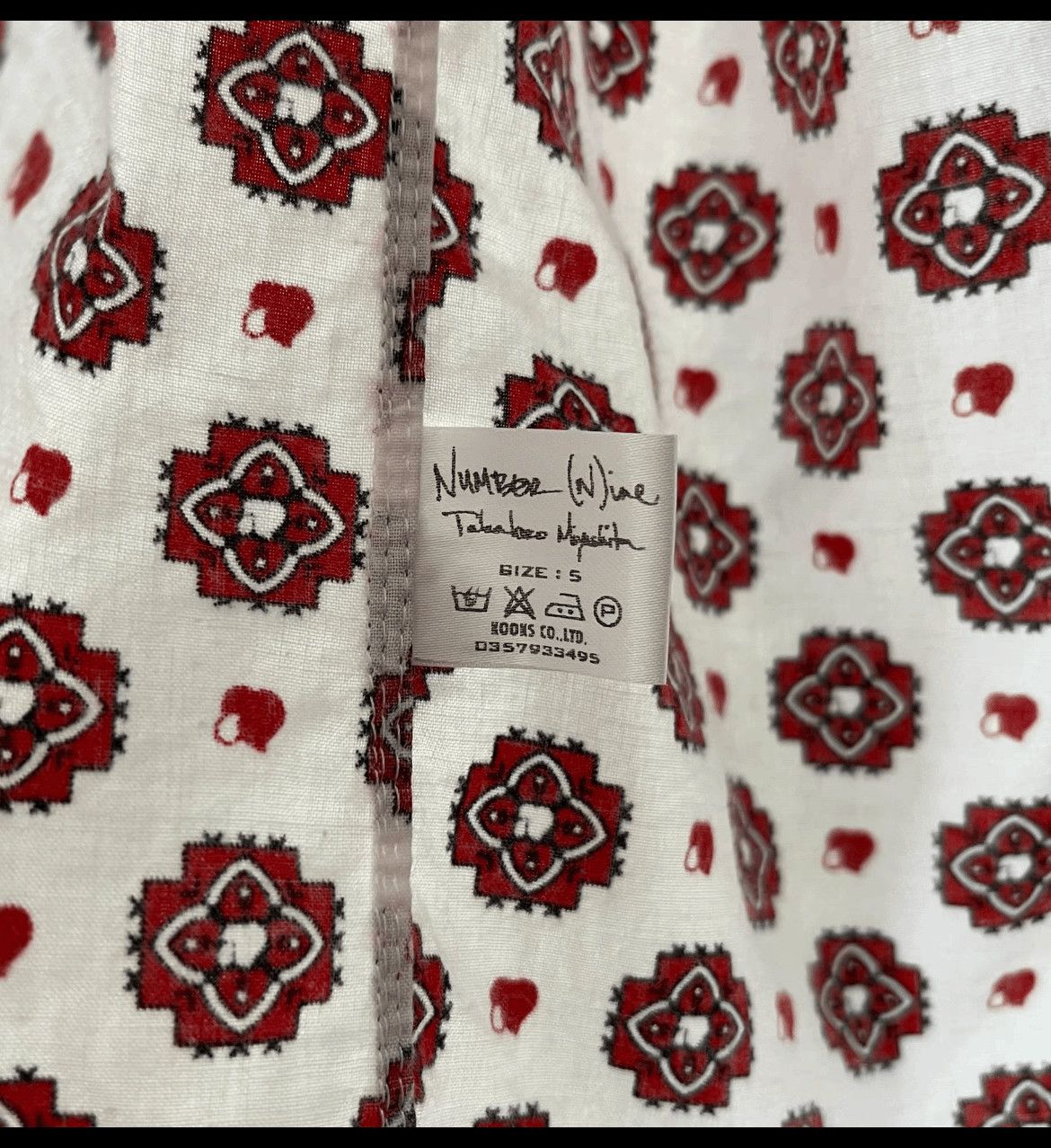Number (N)ine Number (N)ine Sz 5 Number Nine 03AW Crying Heart Shirt-250 Size US XXL / EU 58 / 5 - 6 Thumbnail
