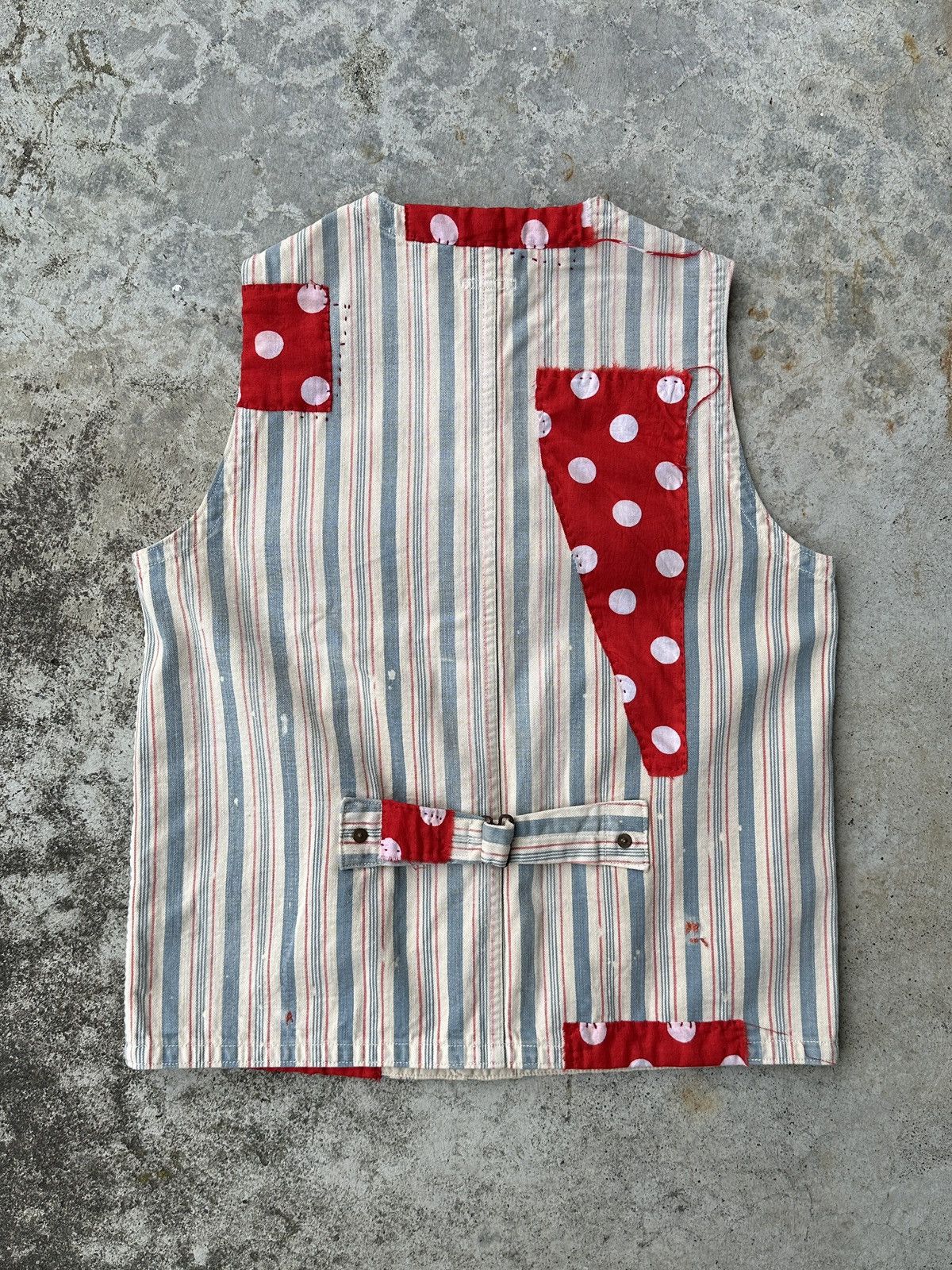 Kapital Kountry Polka Dot Union Liberty Buckleback patchwork Vest Size US S / EU 44-46 / 1 - 2 Thumbnail