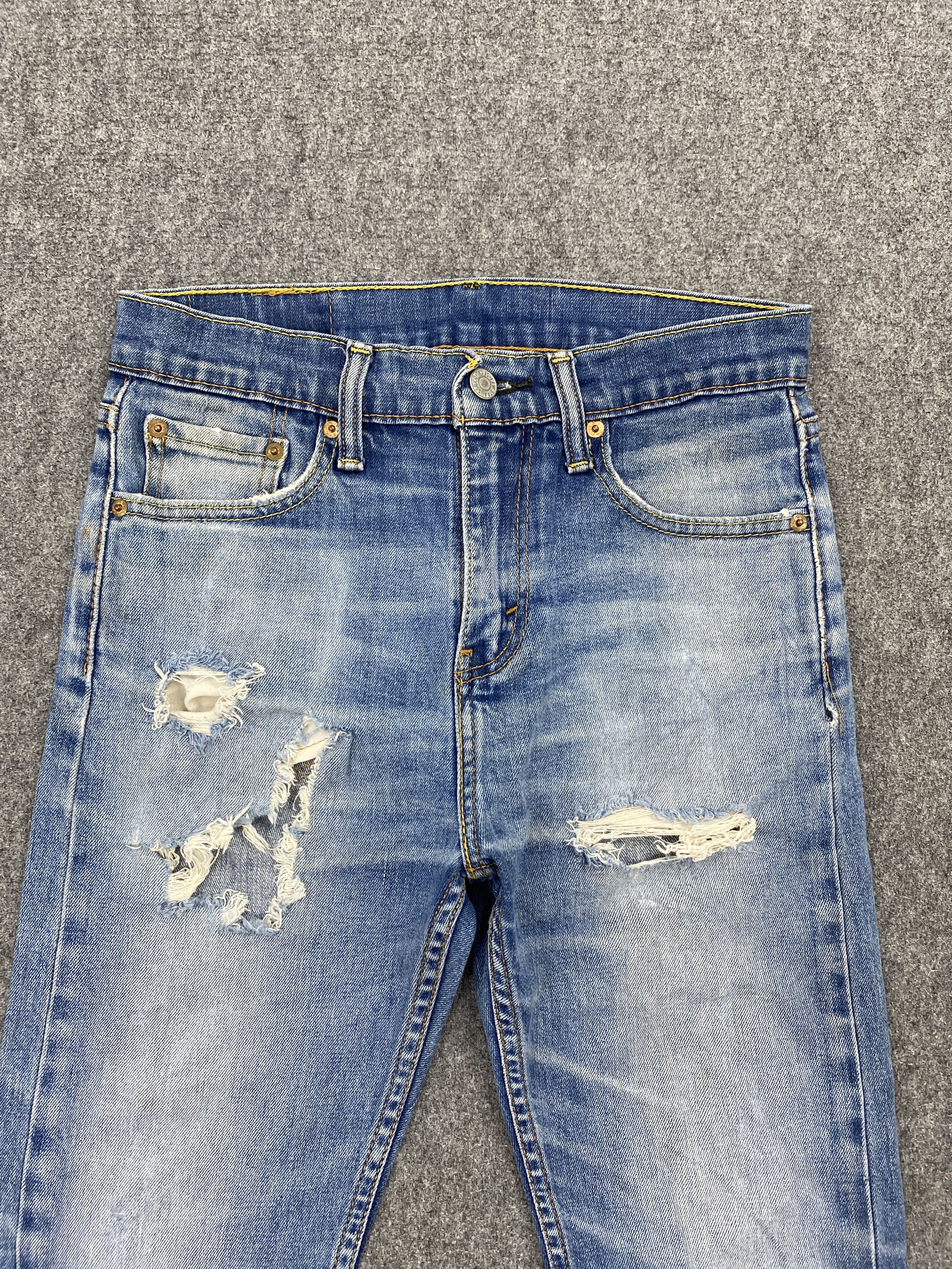 Levi's Vintage Levi's 510 Distressed Skinny Jeans DP2691 Size US 28 / EU 44 - 2 Thumbnail