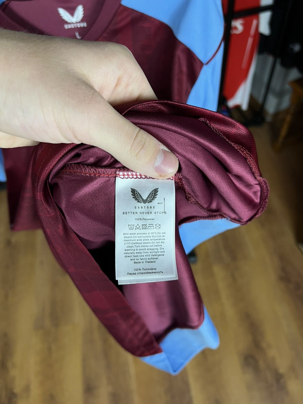 Castore Soccer Jersey Castore Aston Villa 2023/24 Watkins #11 Size US L / EU 52-54 / 3 - 10 Thumbnail