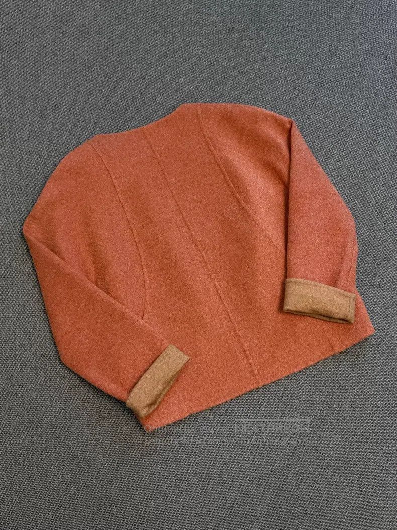 Hermes Hermes Light orange short overcoat Size XS / US 0-2 / IT 36-38 - 4 Thumbnail