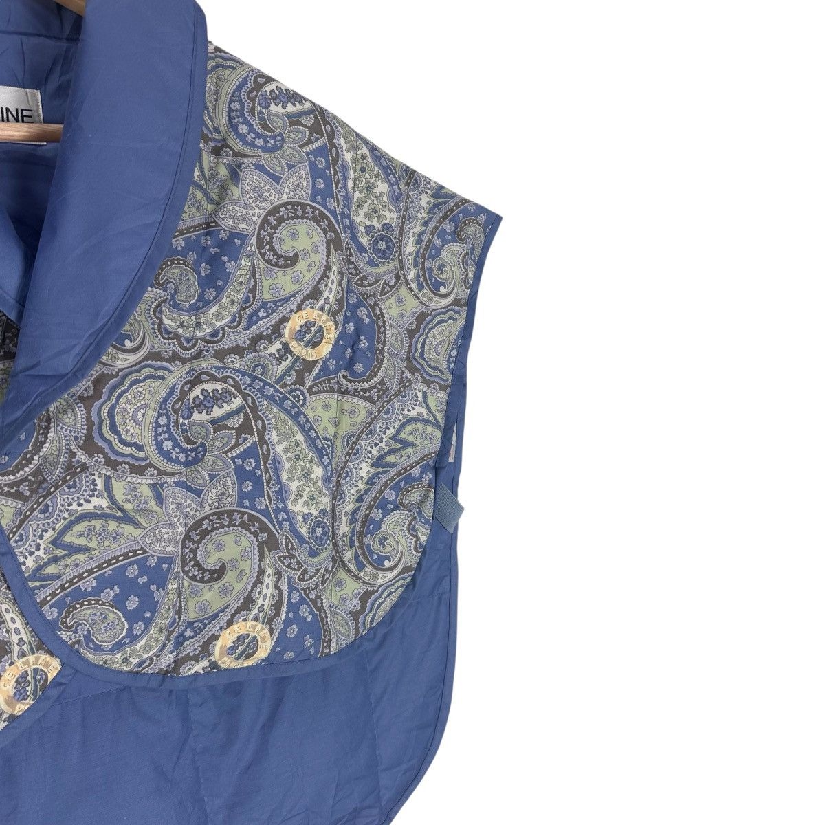 Celine CELINE PAISLEY GOOSE PUFFER CROPPED VEST Size M / US 6-8 / IT 42-44 - 4 Thumbnail