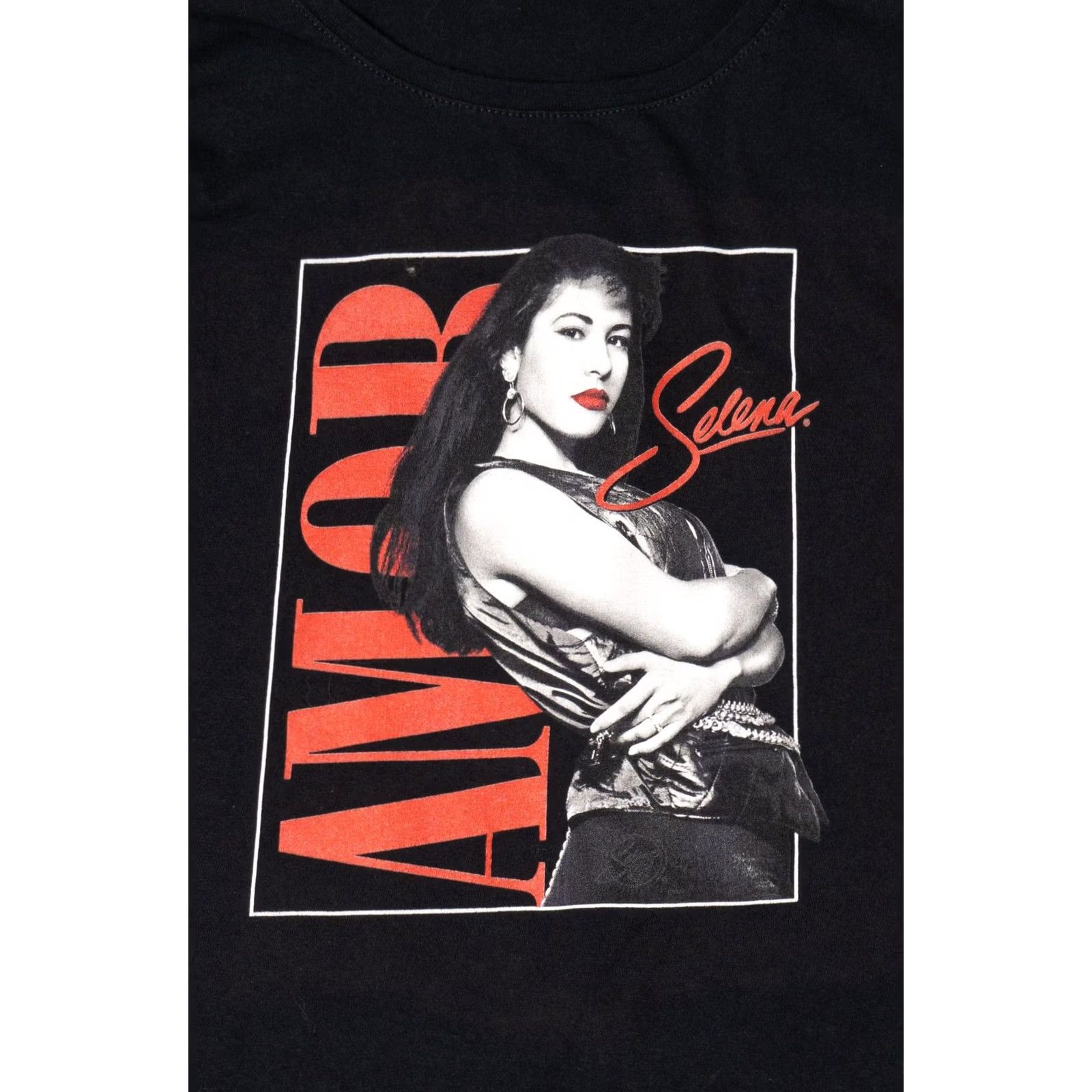 Vintage VINTAGE Selena Amor T-Shirt Unisex Adults XX-Large Black 2010s Shirt Mens Womens Girls Boys Size US XXL / EU 58 / 5 - 2 Thumbnail