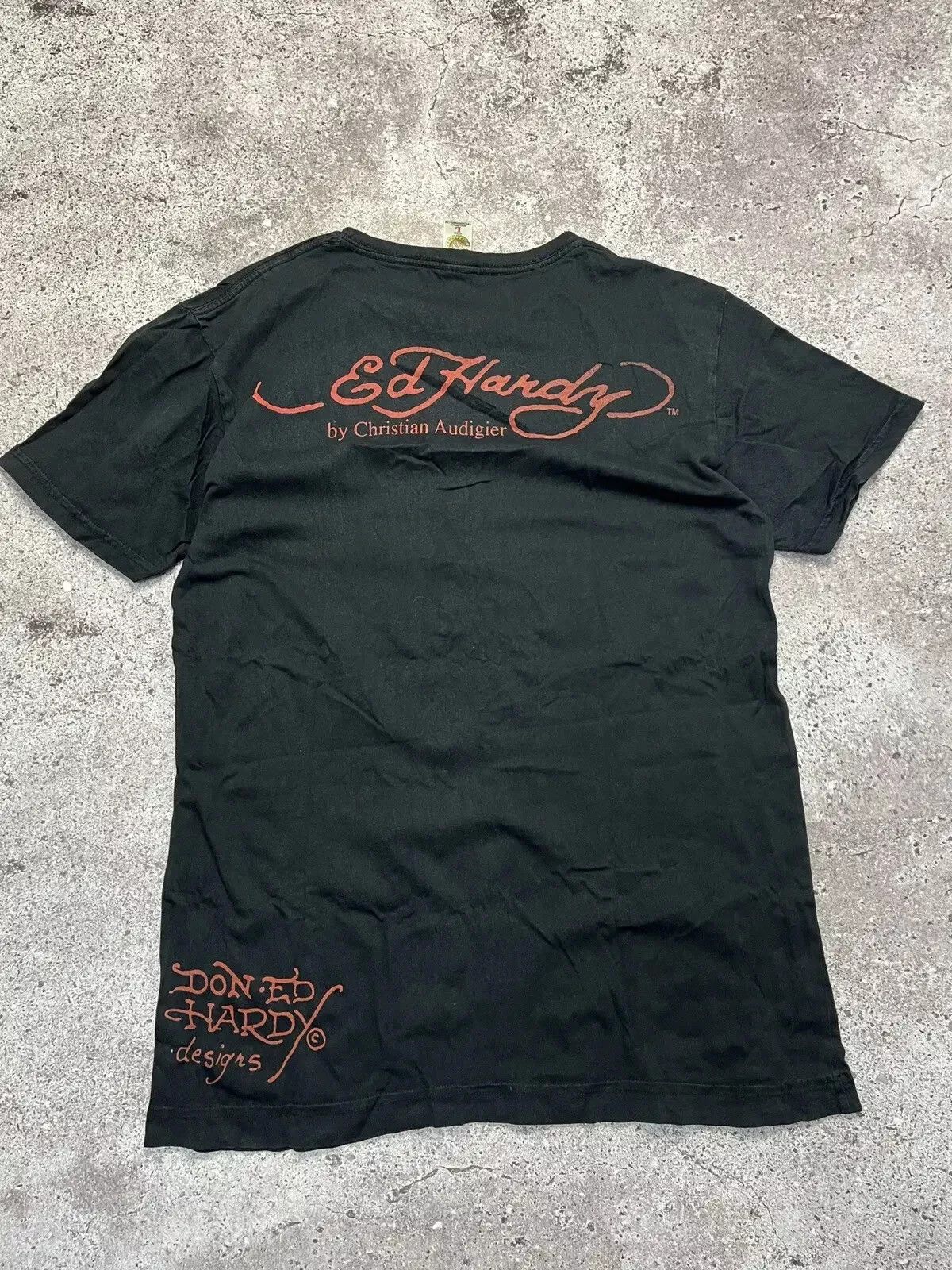 Ed Hardy Ed Hardy by Christian Audigier Vintage T Shirt Size L Size US L / EU 52-54 / 3 - 3 Thumbnail
