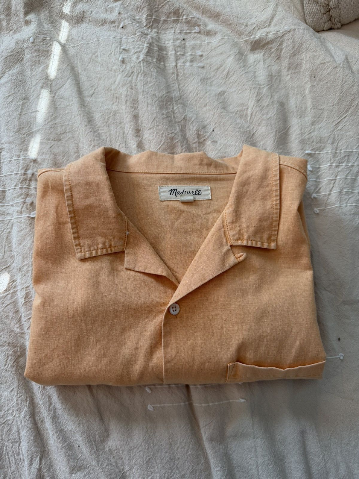 Madewell Madewell cuban collar short-sleeve button up Size US L / EU 52-54 / 3 - 1 Thumbnail