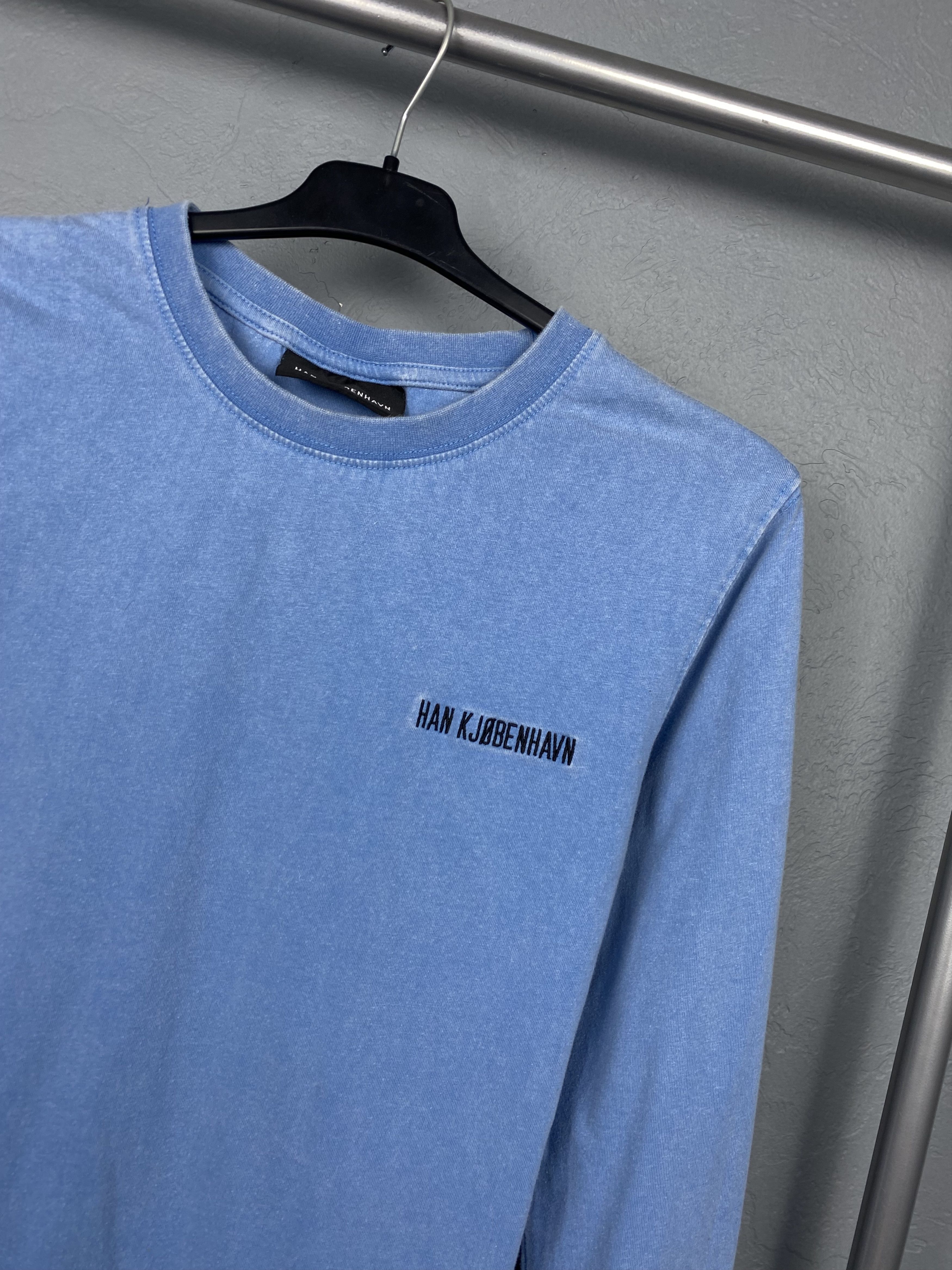 Han Kjobenhavn Han Kjobenhavn Logo Long Sleeve T-Shirt Y2K Tee Size US XS / EU 42 / 0 - 2 Thumbnail