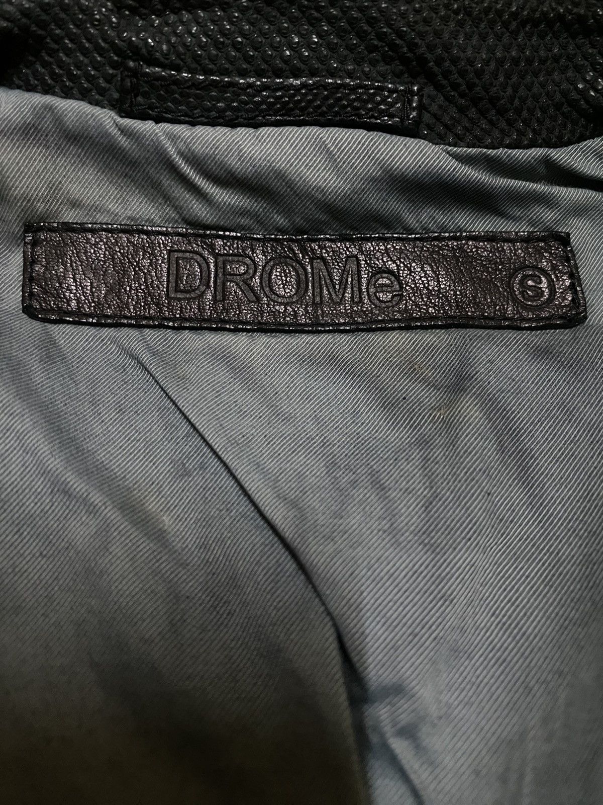 Drome Drome Double Pocket Leather Jacket Size US S / EU 44-46 / 1 - 8 Thumbnail