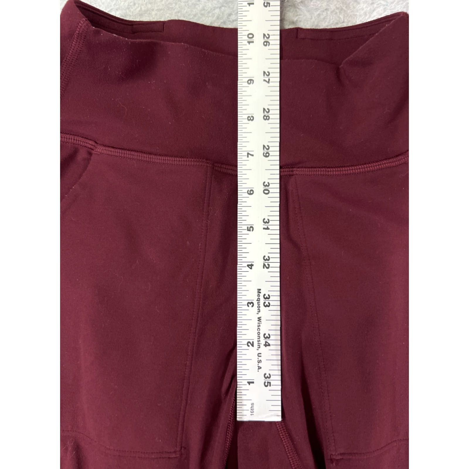 Lululemon Lululemon Align Jogger Pants Womens 0 Red Zip Pocket Athletic Yoga Wearing Size 25" / US 0 / IT 36 - 7 Thumbnail