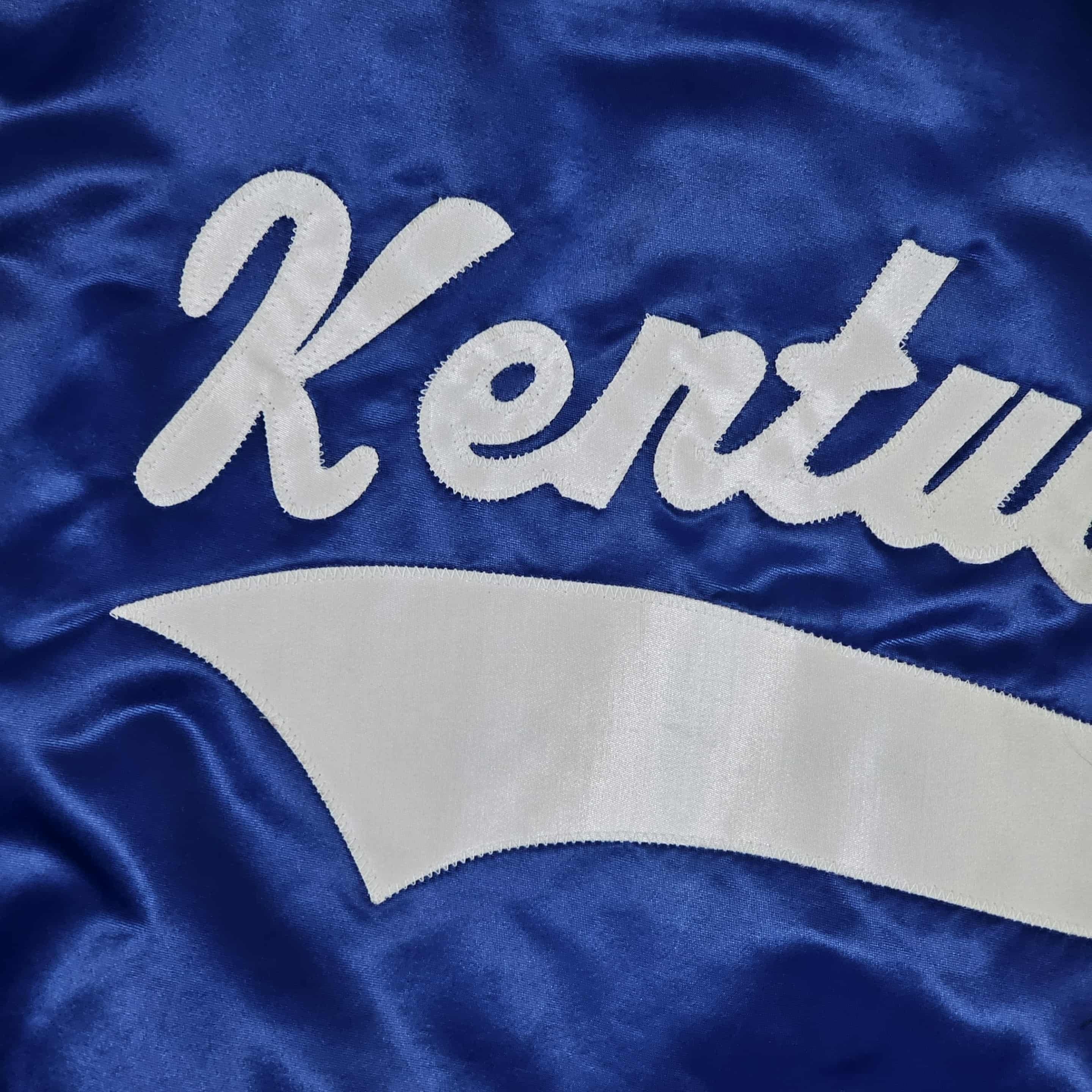 NCAA Kentucky Wildcats Vintage 90s Satin Bomber Jacket Size US XL / EU 56 / 4 - 6 Thumbnail