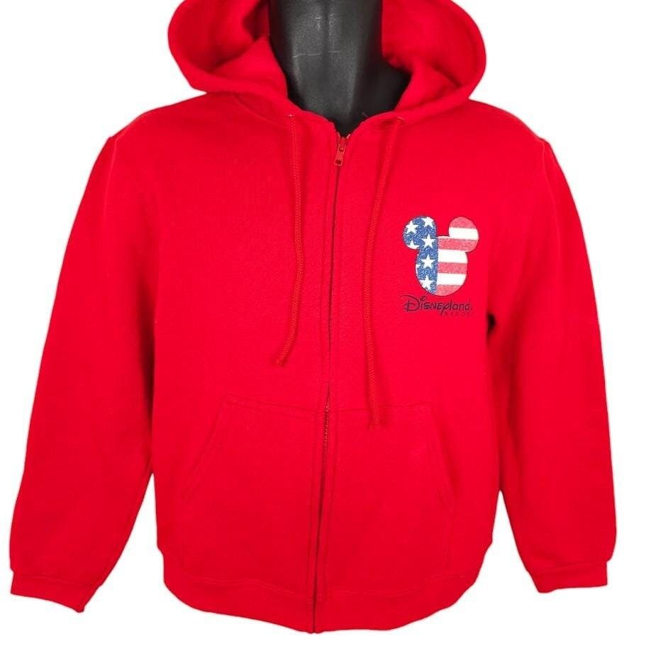 Disney Vintage Disneyland Sweatshirt Hoodie Womens Size Medium Red Size M / US 6-8 / IT 42-44 - 1 Thumbnail