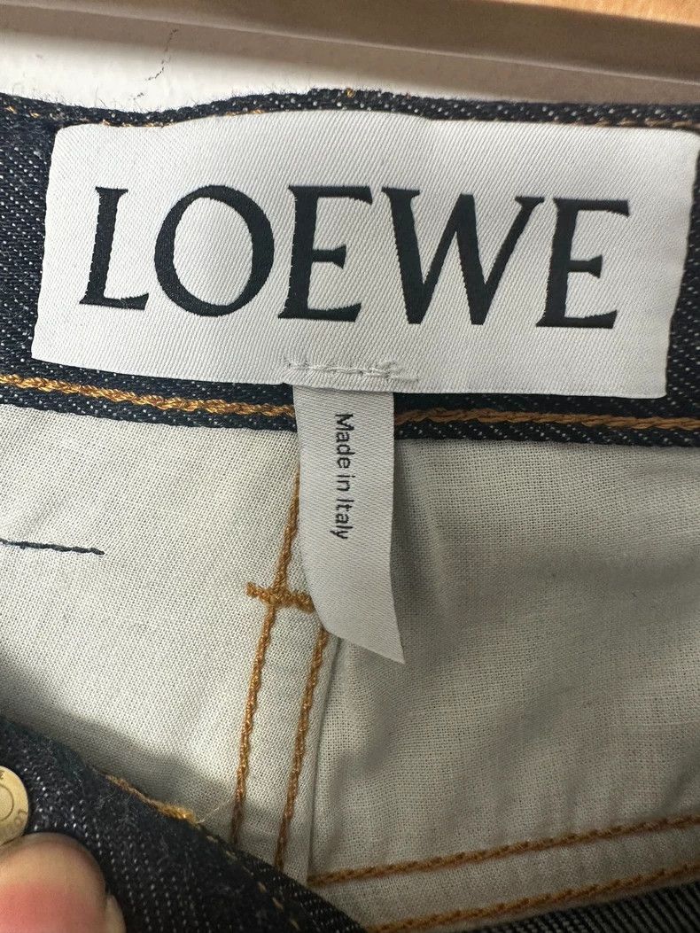 Loewe Loewe Dark blue hemmed jeans Size 42" / US 20 - 3 Thumbnail