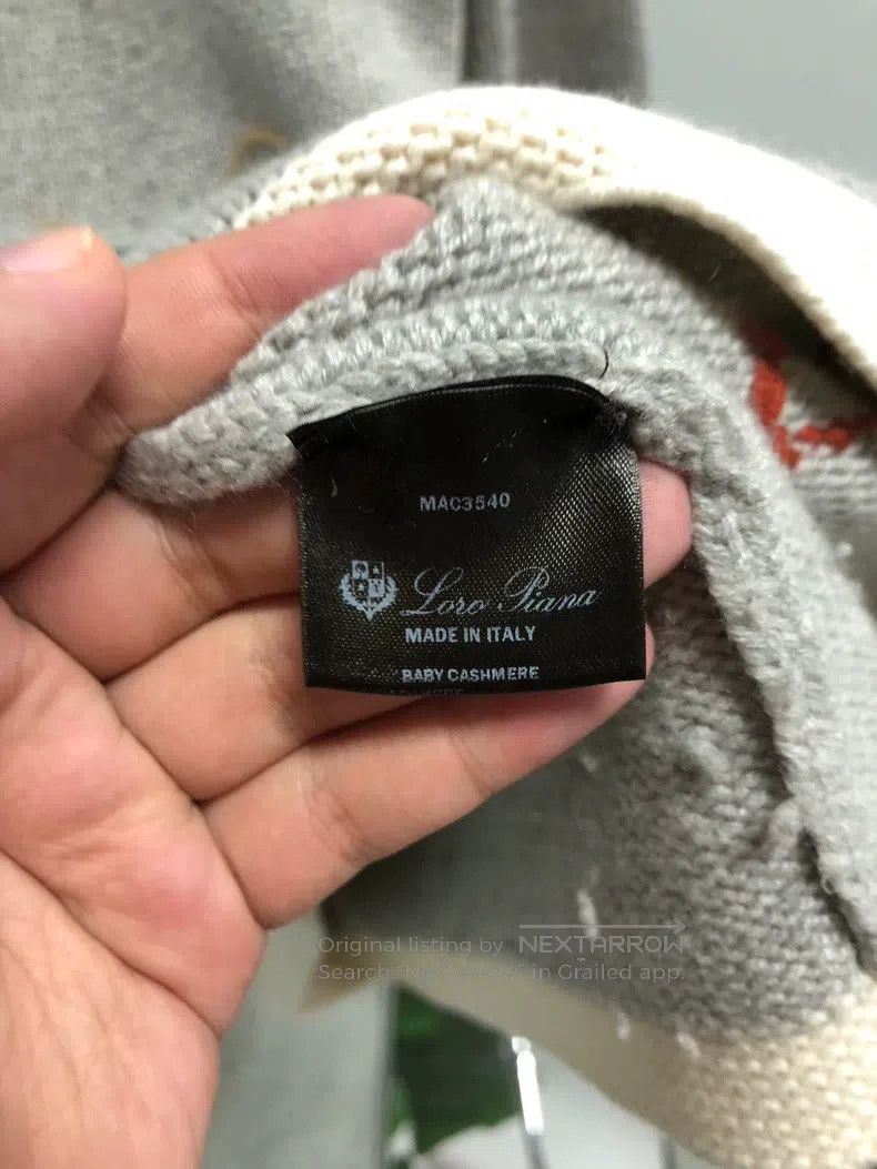 Loro Piana Loro Piana Ski Cashmere Sweater, Grey Size XS / US 0-2 / IT 36-38 - 4 Thumbnail