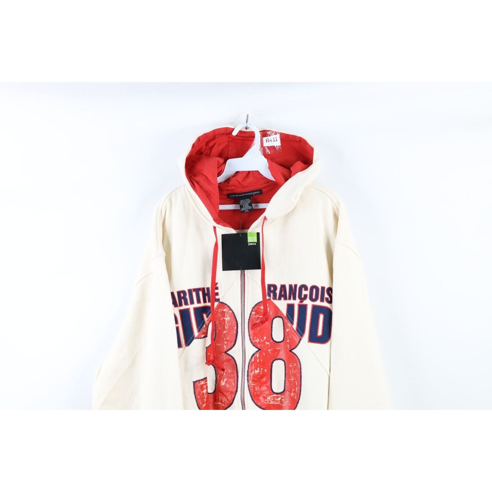 Marithe + Francois Girbaud × Vintage NOS Vintage 90s Marithe Francois Girbaud Heavyweight Hoodie Size US XXL / EU 58 / 5 - 2 Thumbnail