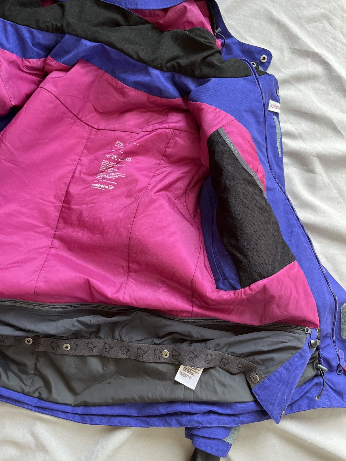 Norrona Norrona Roldal Gore-Tex Ski Outdoor Jacket Purple Size L / US 10 / IT 46 - 12 Thumbnail