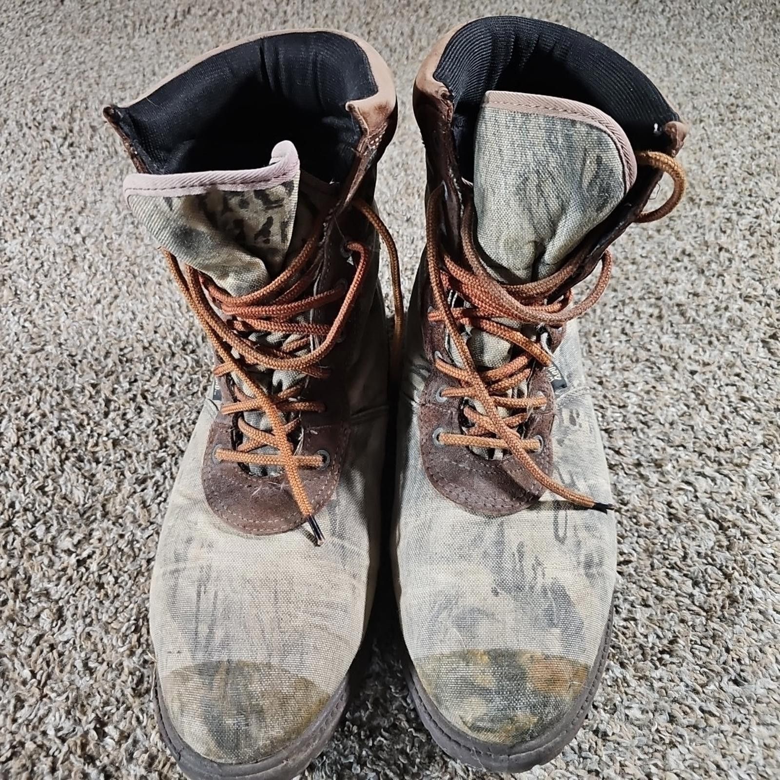 Other Wild Wolf Rocky Camo Pattern Boots 13W Thinsulate Aqua Guard Size US 13 / EU 46 - 3 Thumbnail