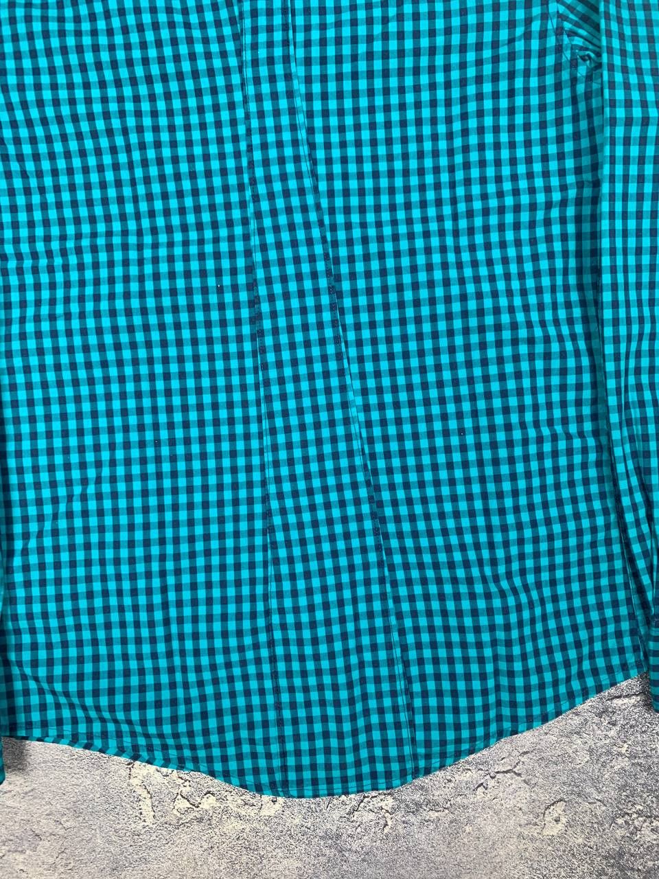 Tommy Hilfiger Share Tommy Hilfiger Men's Turquoise Check Shirt Button Down Size US M / EU 48-50 / 2 - 16 Thumbnail