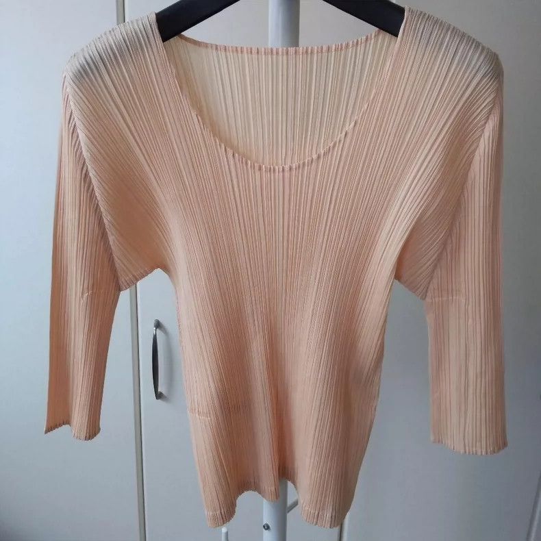 Issey Miyake issey miyake size:3 Pink long-sleeved top 2505-Nextarrow Size XXS / US 00 / IT 34 - 1 Thumbnail