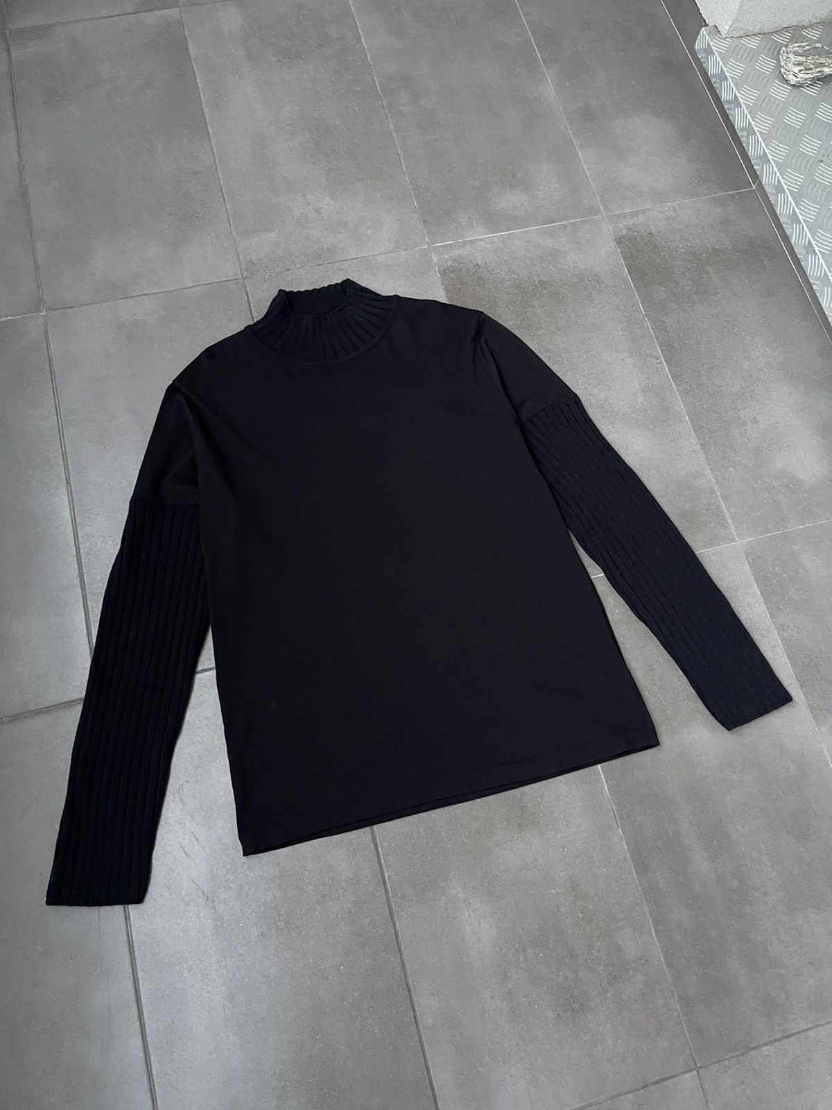 Maison Margiela !DS! SS23 Maison Margiela Long Sleeved Black Top Sweater Size US XL / EU 56 / 4 - 10 Thumbnail