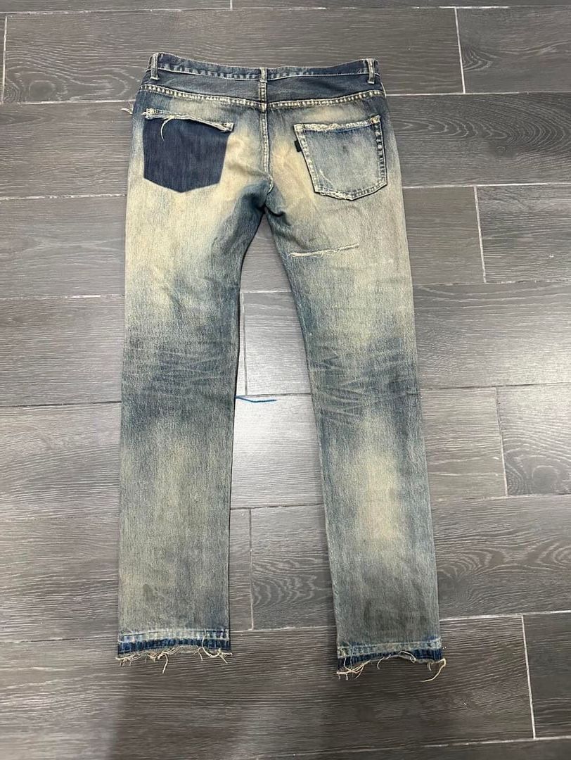 Undercover Undercover 68 Blue Yarn Jeans Size US 34 / EU 50 - 2 Thumbnail