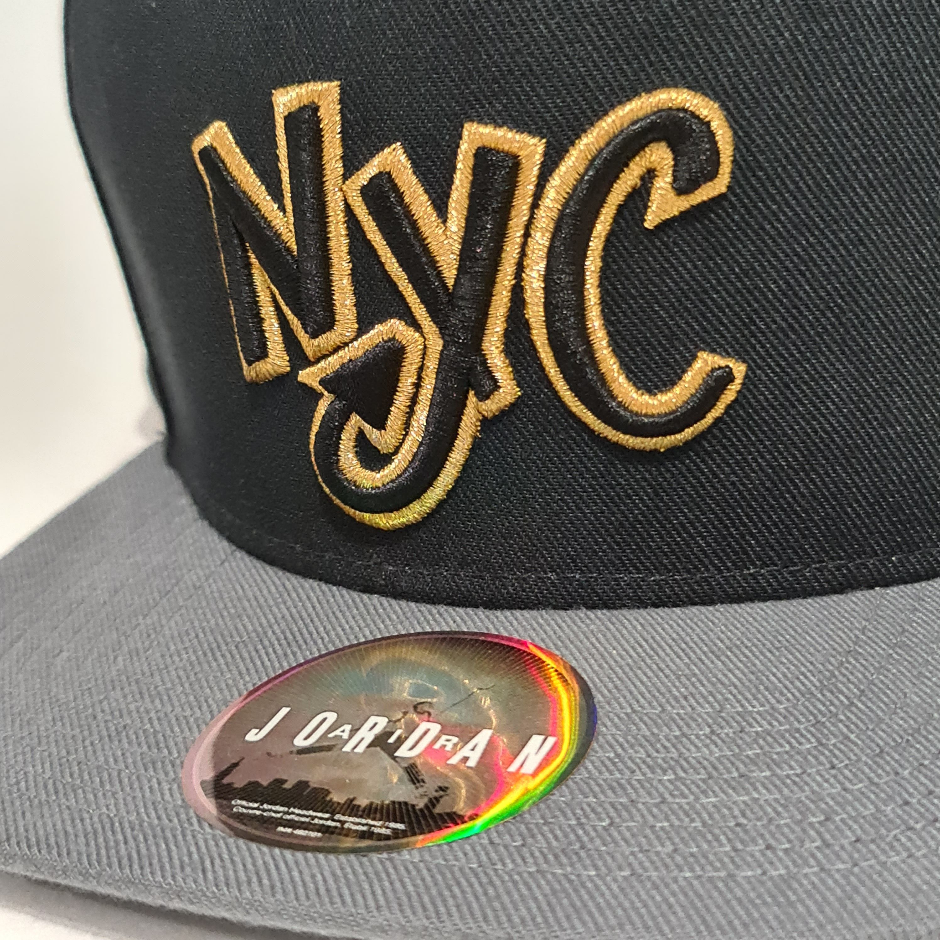 Jordan Brand Jordan Cap Snapback 'New York City' Black/Grey Size ONE SIZE - 6 Thumbnail