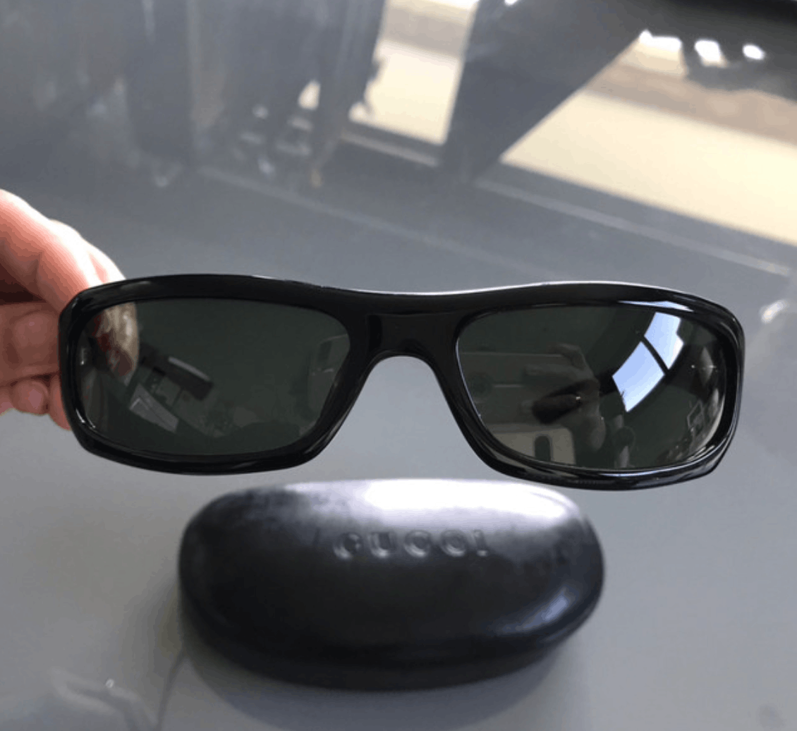 Gucci Gucci Sunglasses Mask Shield Sport Bike Pop Vintage Size ONE SIZE - 5 Thumbnail
