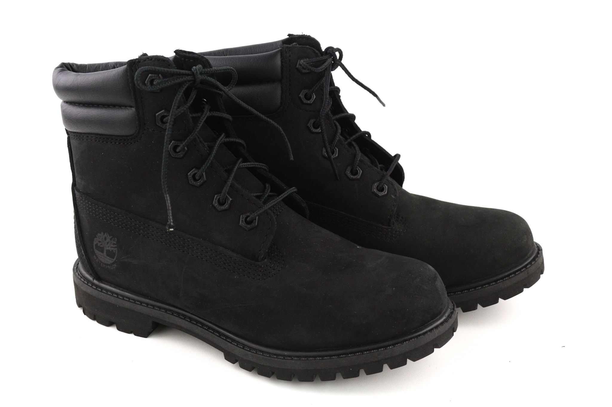 Timberland A15QY-A4498 EU38/38.5 Black Leather Boots Shoes 81157 Size US 7 / IT 37 - 1 Thumbnail
