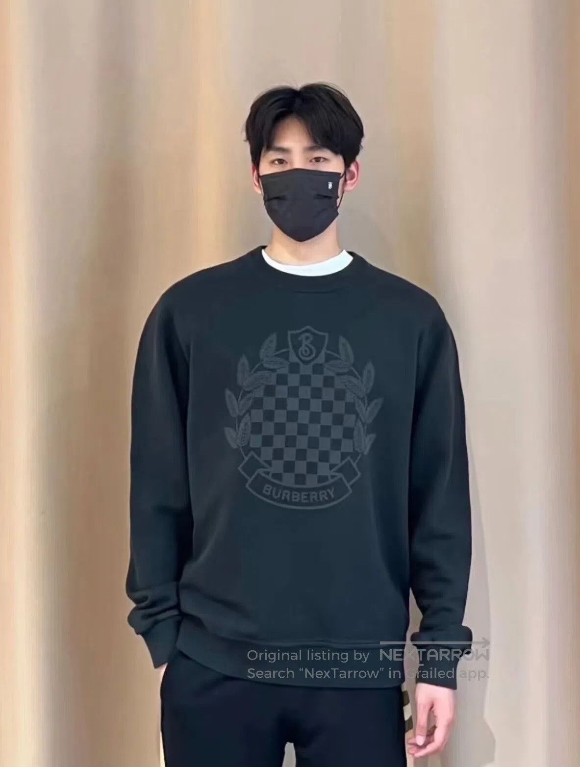 Burberry Burberry Water-washed Black Checkered Chessboard Pattern B Size US S / EU 44-46 / 1 - 9 Thumbnail