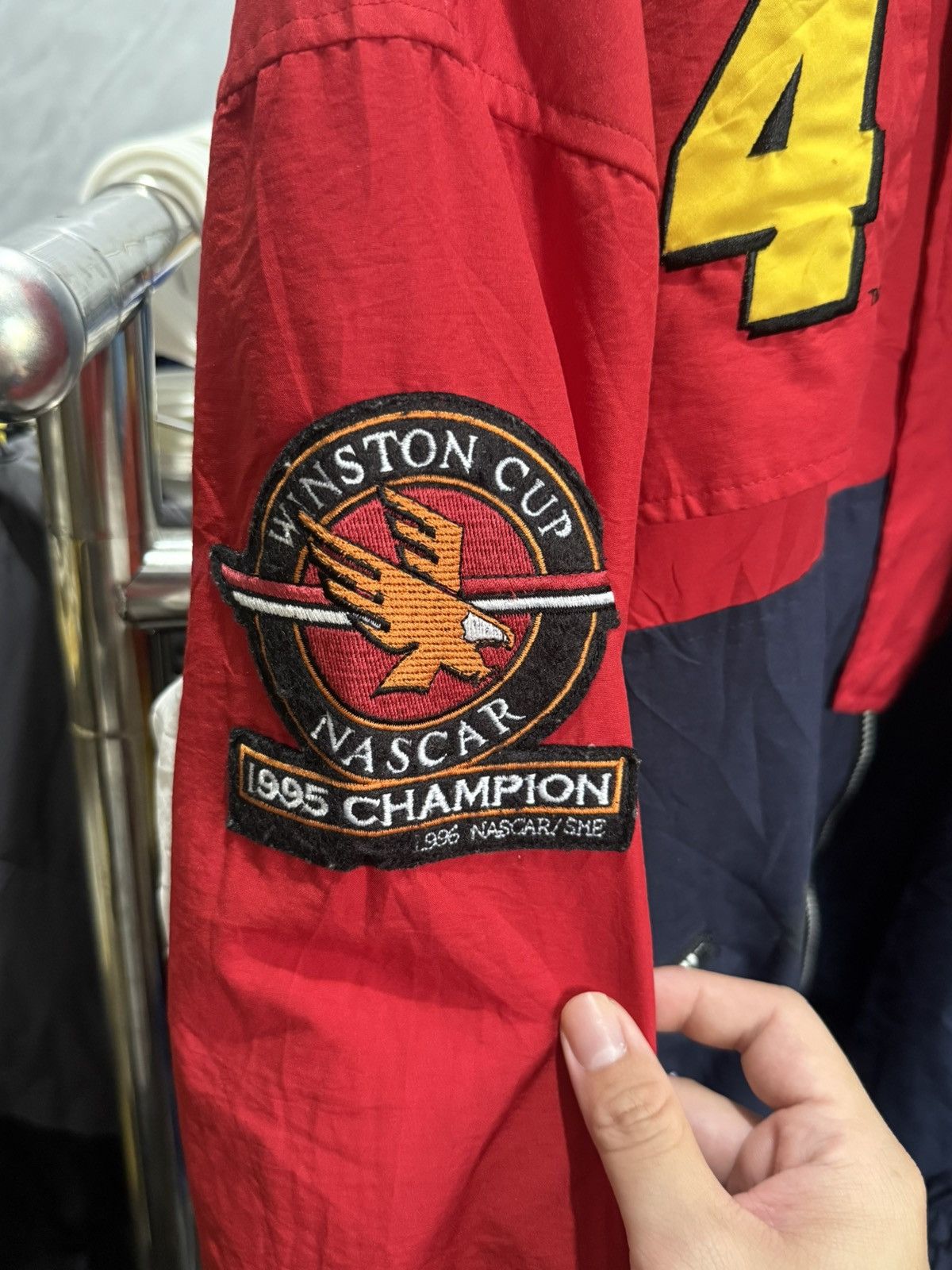 Other Vtg Jeff Gordon 1995 Winston Cup Jacket Artwear windbreaker Size US XL / EU 56 / 4 - 2 Thumbnail