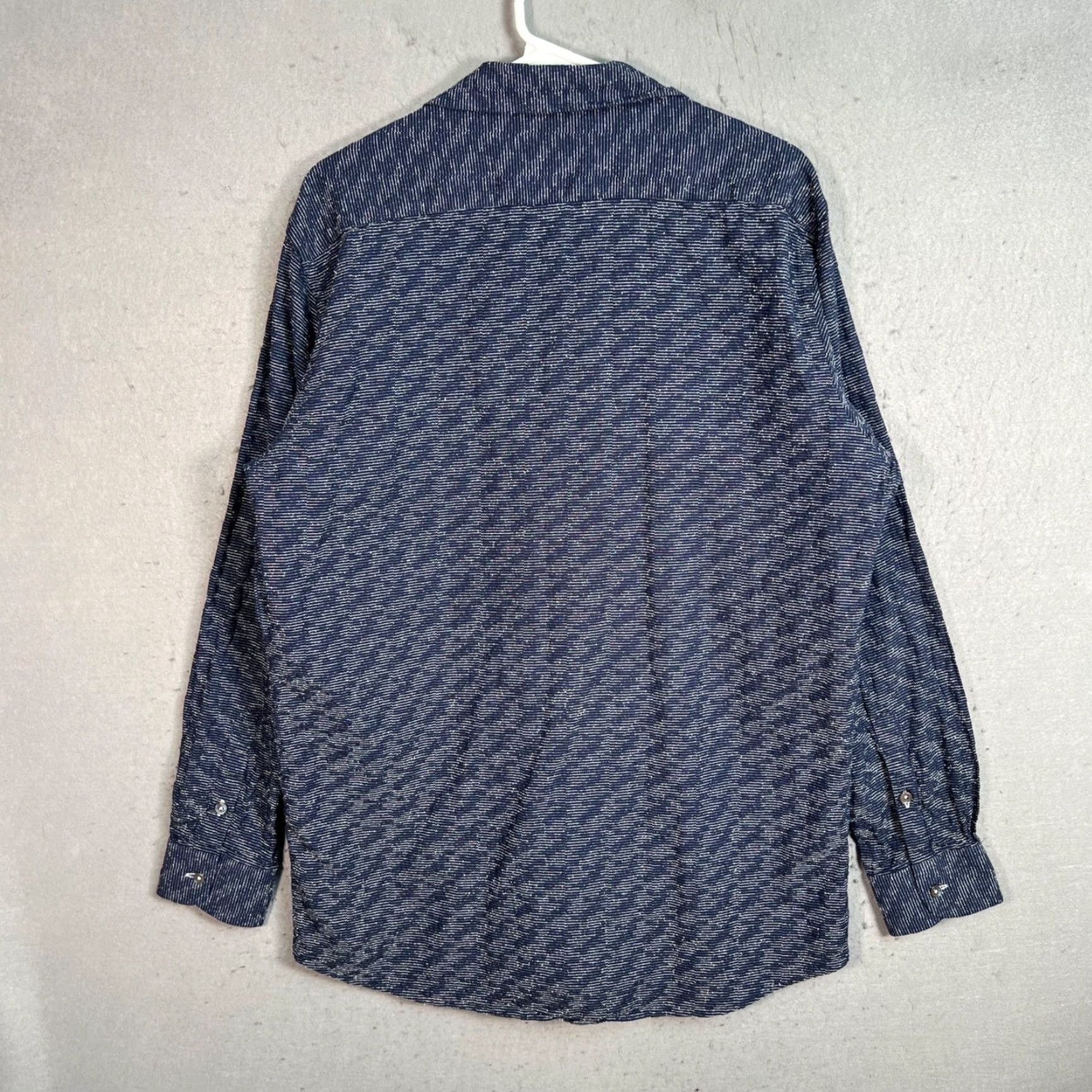 Vintage Cuffs Mens Large Blue Pattern Long Sleeve Shirt Button-Up Casual Shirt Mens Large Blue Pattern Long Sleeve Shirt Size US L / EU 52-54 / 3 - 2 Thumbnail