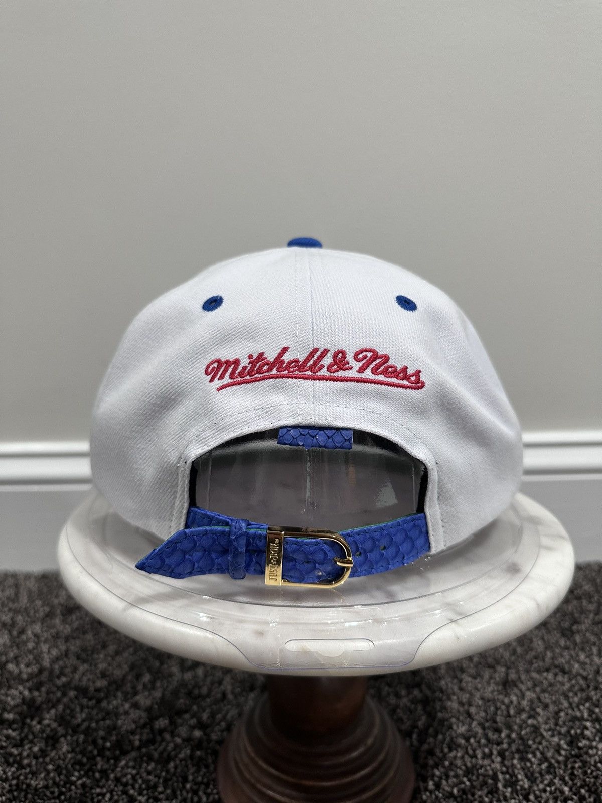 Just Don Just Don x Mitchell & Ness NHL All Star White/Blue Hat Size ONE SIZE - 3 Thumbnail