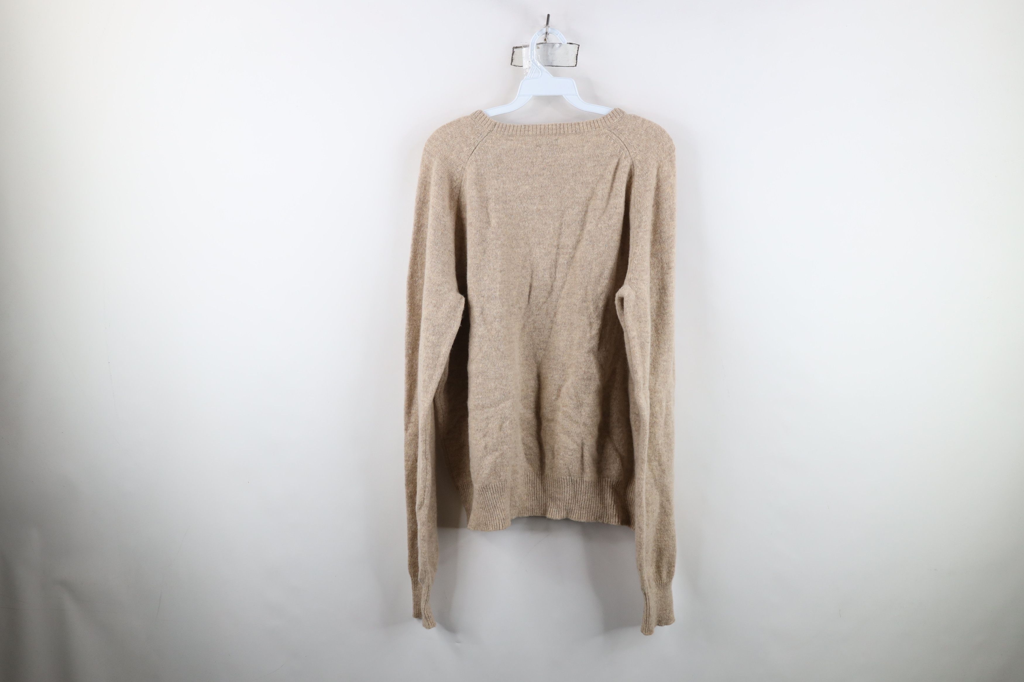 J.Crew J Crew Lambswool Knit Crewneck Sweater Heather Brown Size XL / US 12-14 / IT 48-50 - 9 Thumbnail