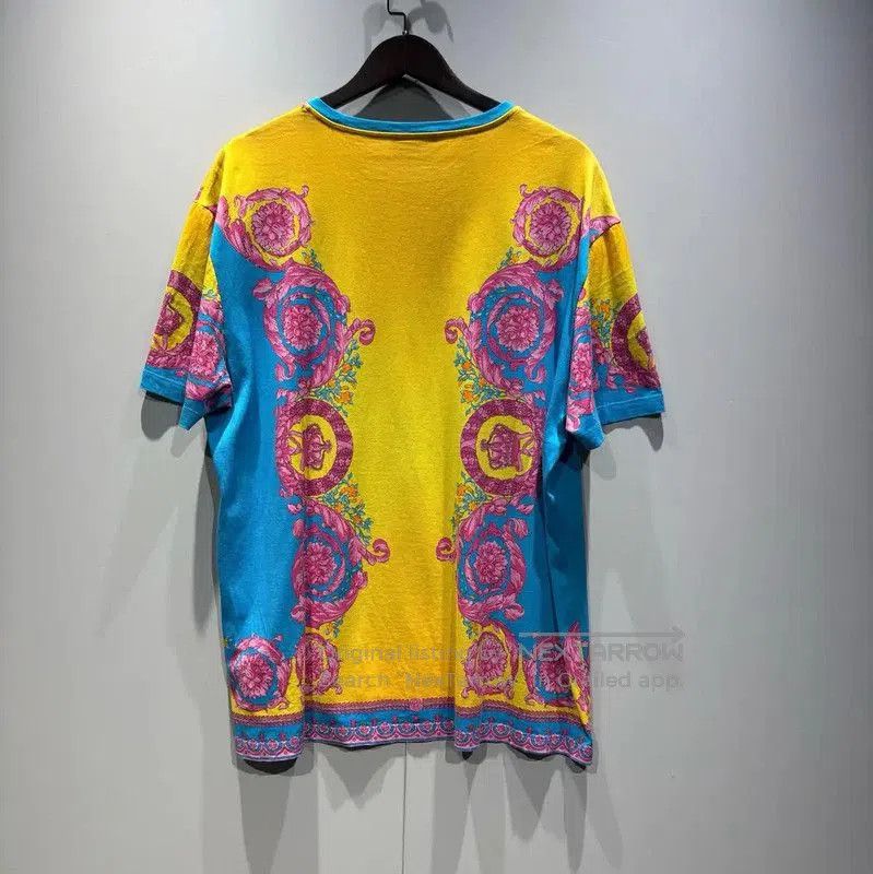 Versace Versace Colorful Cotton Blend Men's T-Shirt . Size US XXL / EU 58 / 5 - 2 Thumbnail