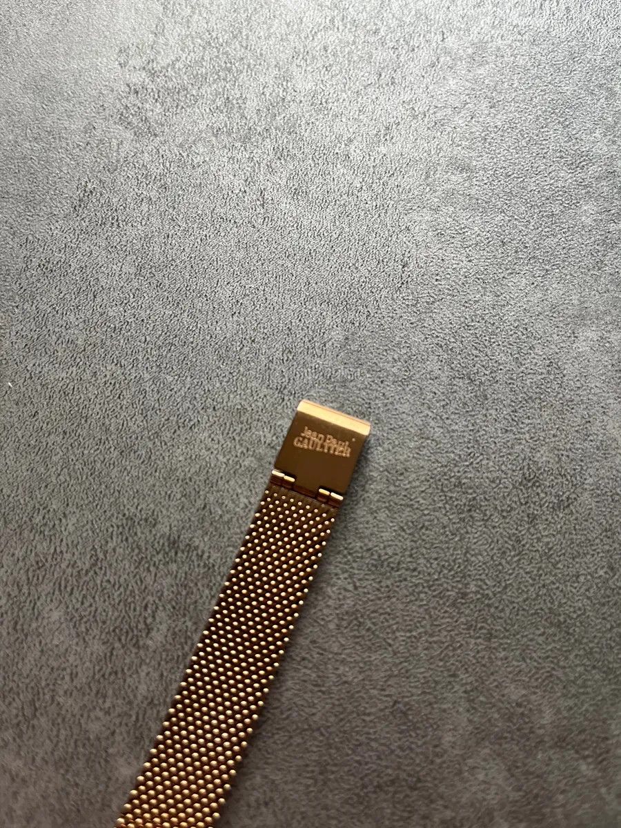 Designer × Jean Paul Gaultier × Vintage Jean Paul Gaultier Minimalistic Numerology Gold Watch Size ONE SIZE - 8 Thumbnail