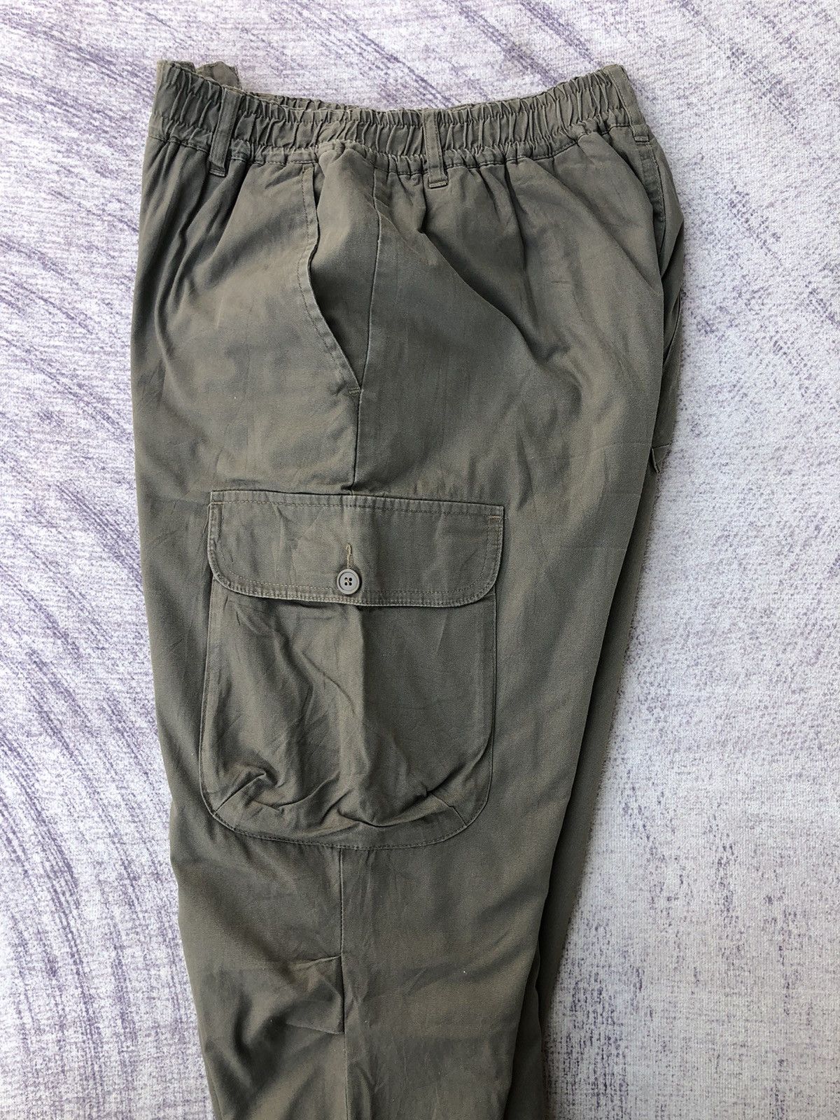 Vintage Cargo Stretchable Waist Trousers With 6 Pocket Workware Size US 26 / EU 42 - 15 Thumbnail