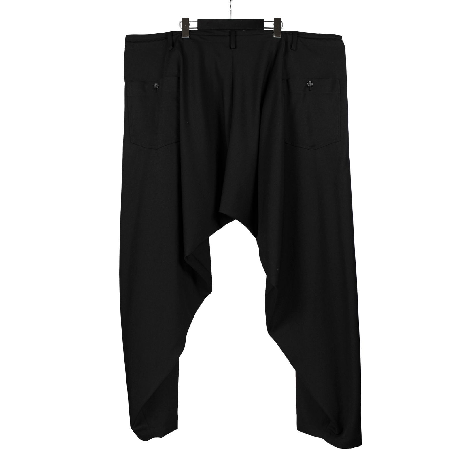 Yohji Yamamoto Yohji Yamamoto Pour Homme Gabardine Side Gusset Draped Pants Size US 30 / EU 46 - 10 Thumbnail