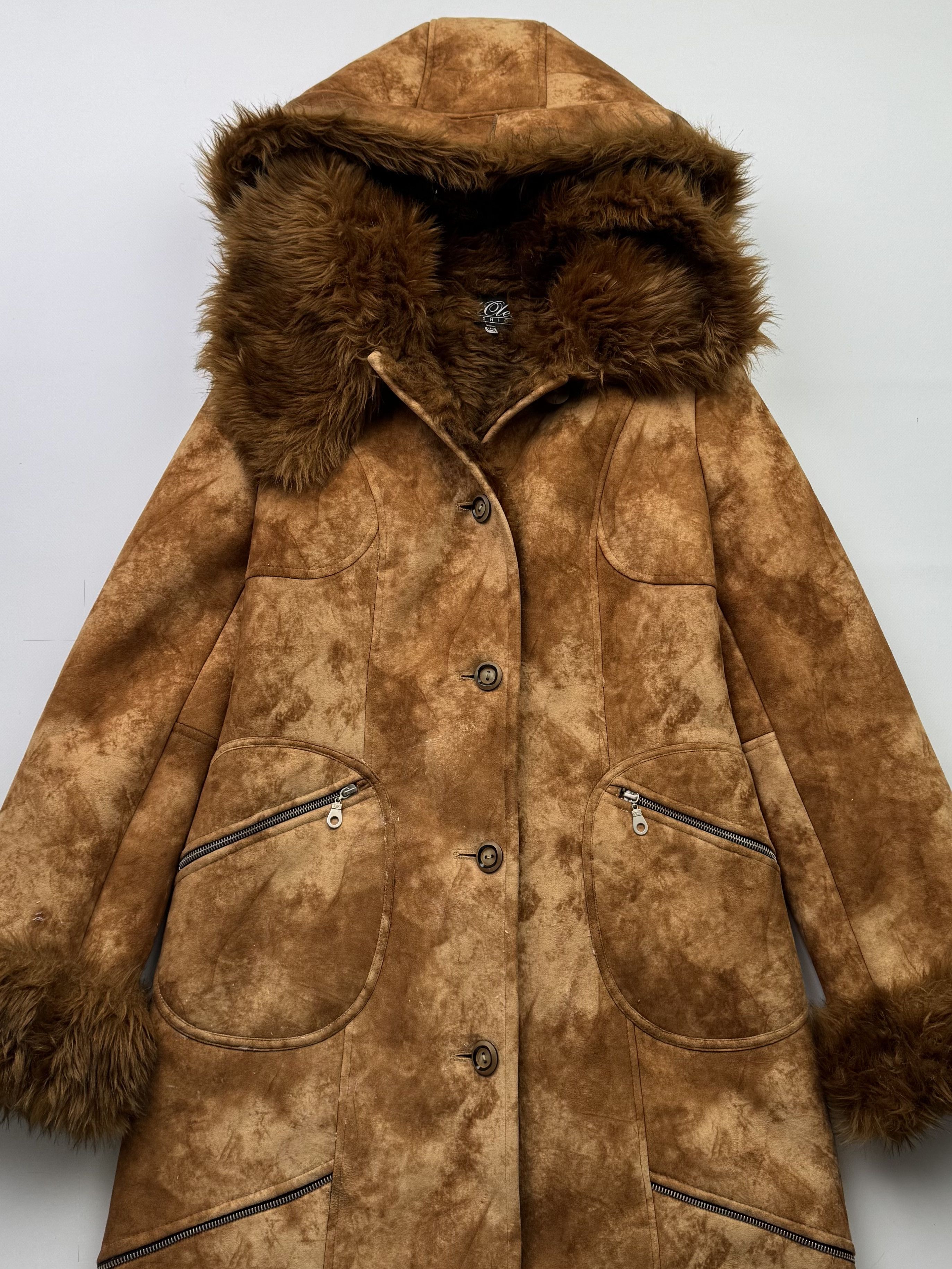 Hysteric Glamour Vintage Faux Sheepskin Coat B560(V333)E2 Size S / US 4 / IT 40 - 2 Thumbnail