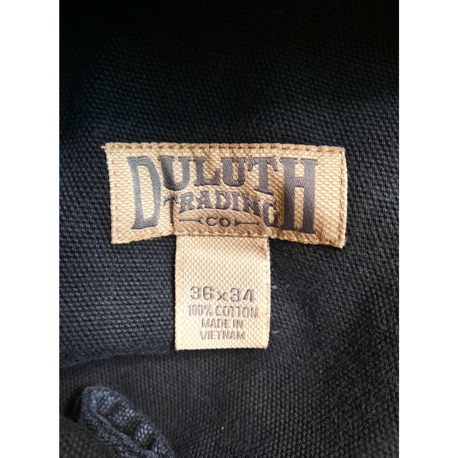 Duluth Trading Company Duluth Trading Co. Jeans Men's Work Jeans 36 x 30 Khaki Black Canvas Pants Multicolor Denim Cotton Regular Straight Canvas Pants Mens Jeans Size US 36 / EU 52 - 3 Thumbnail